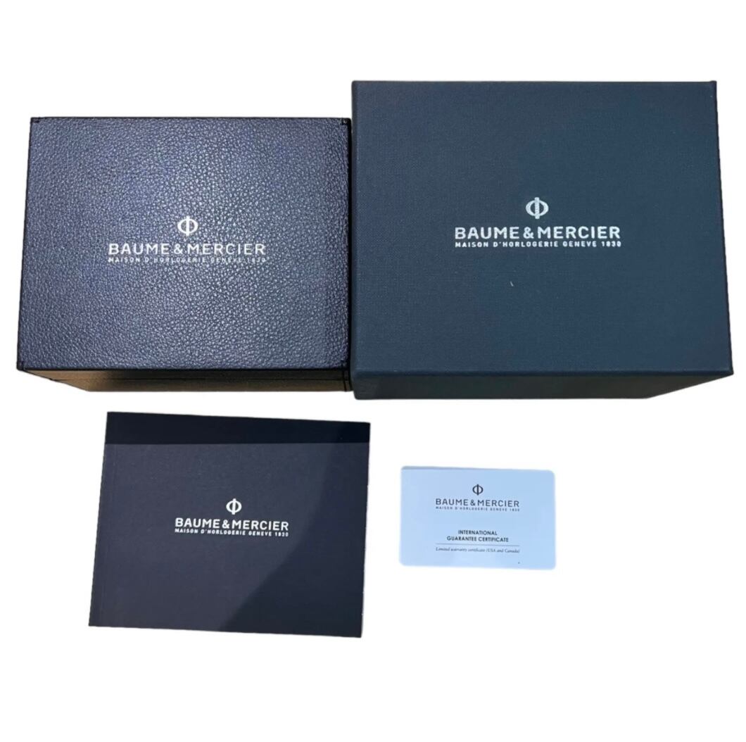 【未使用】ボーム＆メルシエ　ボームアンドメルシー　クリフトン　MOA10434  自動巻式　クロノグラフ　デイト表示