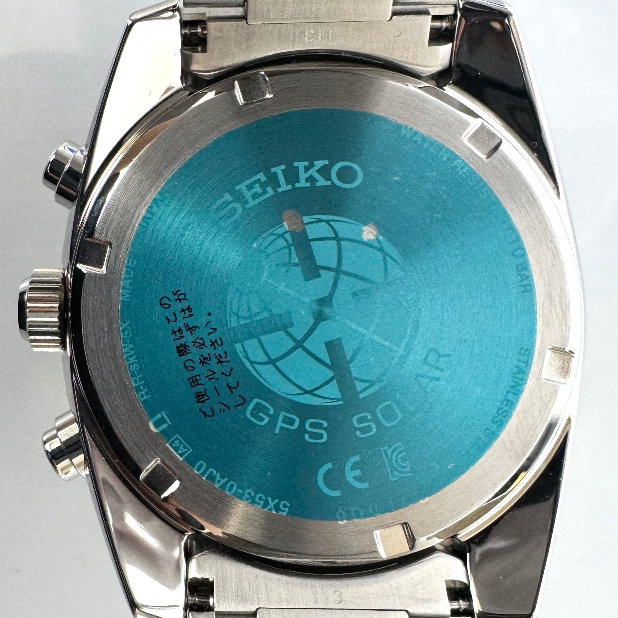 【美品】セイコー　アストロン　SBXC053　5X53-0AJ0　電波ソーラー　GPS　黒　ステンレス