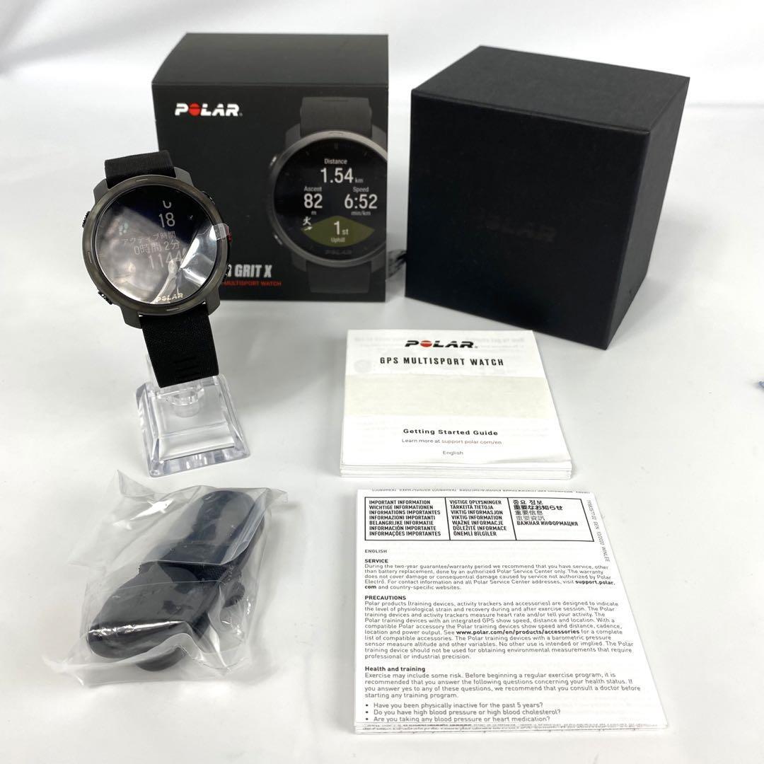 【未使用】ポラール　スマートウォッチ　グリットX　デジタル　黒
