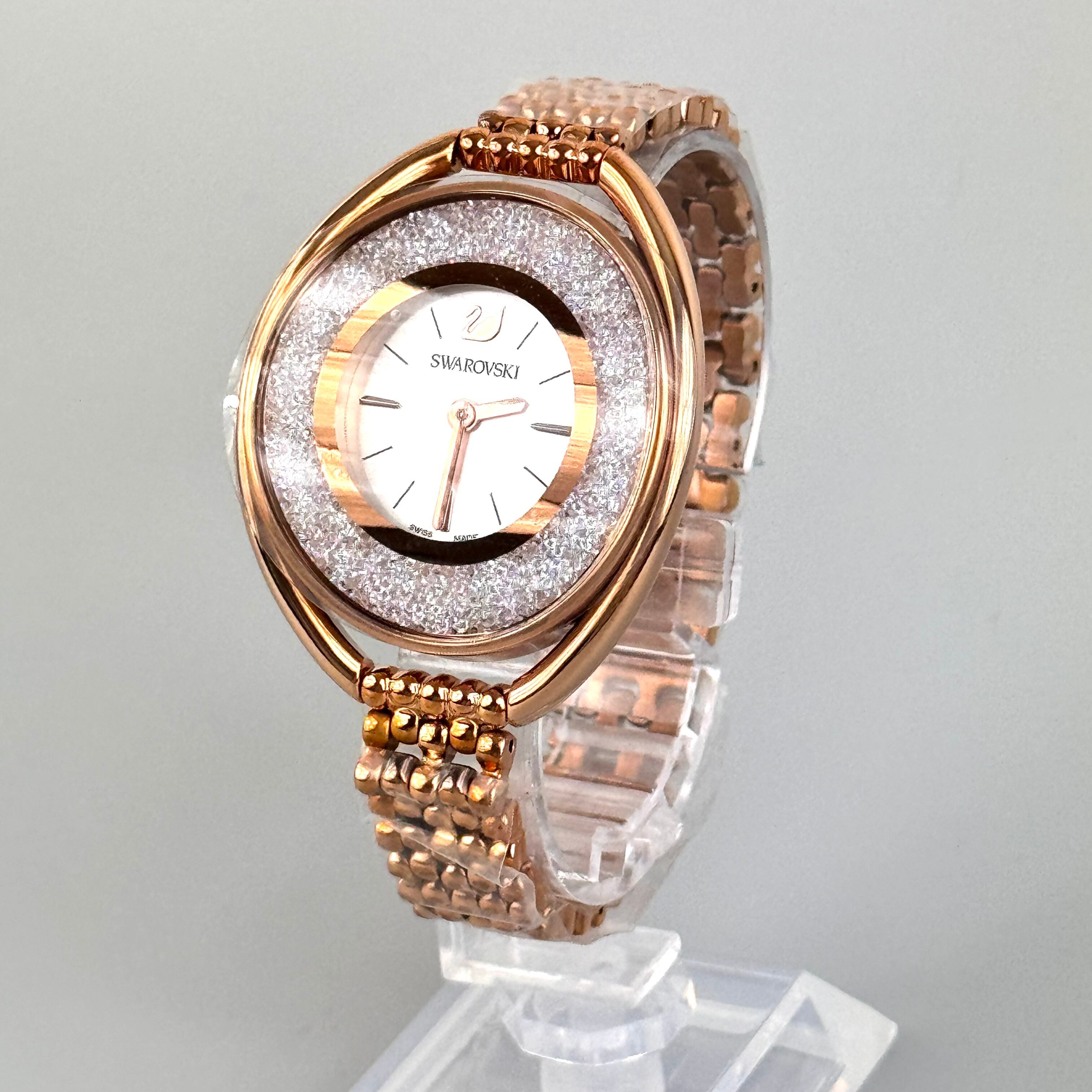 【未使用】スワロフスキー　SWAROVSKI　Crystalline　クリスタルライン　Oval　オーバル　5200341　クォーツ　2針　レディース