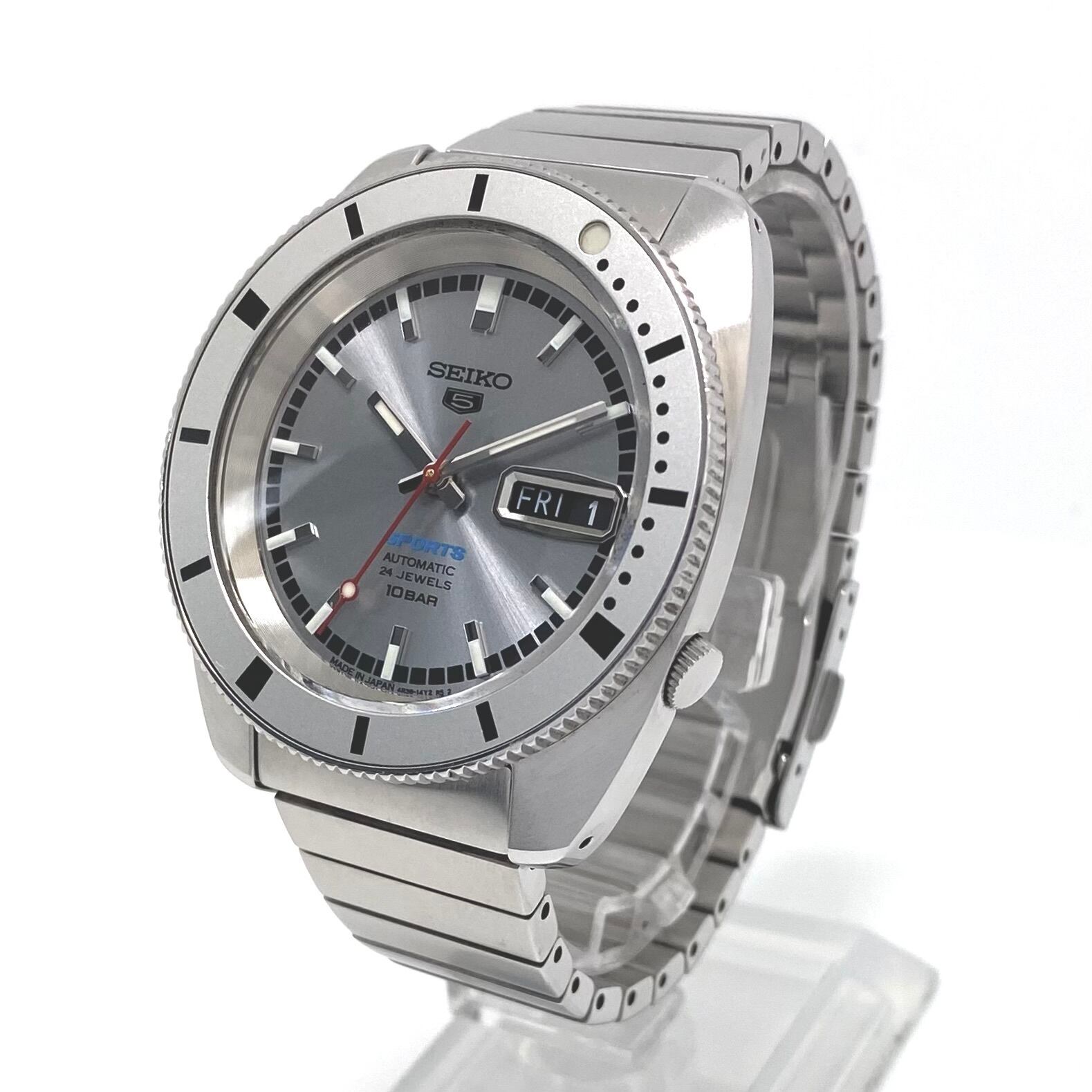 【希少】腕時計 メンズ セイコー 5スポーツ SBSA269 4R36-16C0 ヘリテージデザイン復刻 限定モデル 世界限定9,999本 自動巻 シルバー デイデイト表示（日本語・英語） 10気圧防水