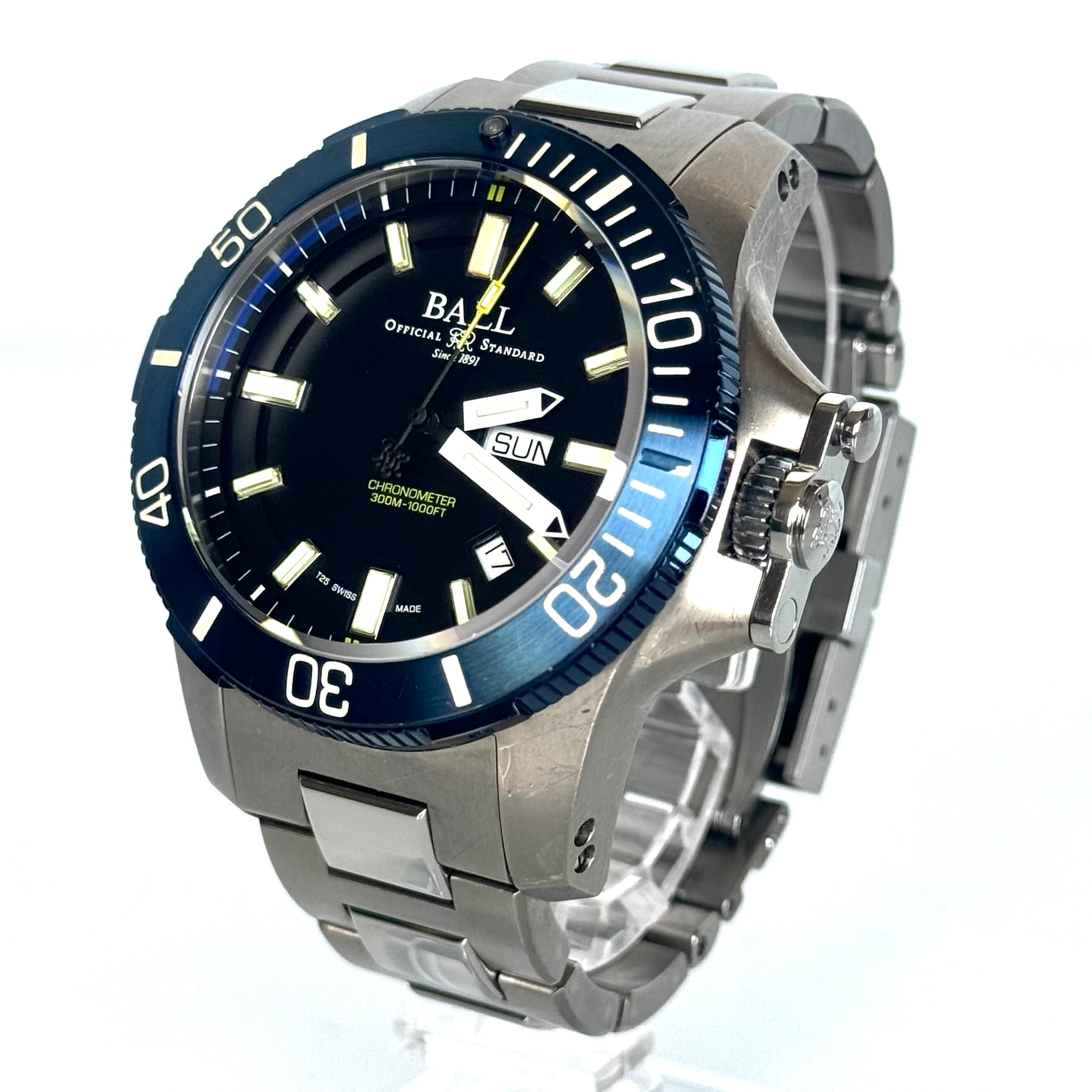 ボール　ボールウォッチ　BALL WATCH CO.　エンジニア　ハイドロカーボン　サブマリン　ウォーフェア　 DM2276A-S3CJ-BK　自動巻　黒　デイデイト