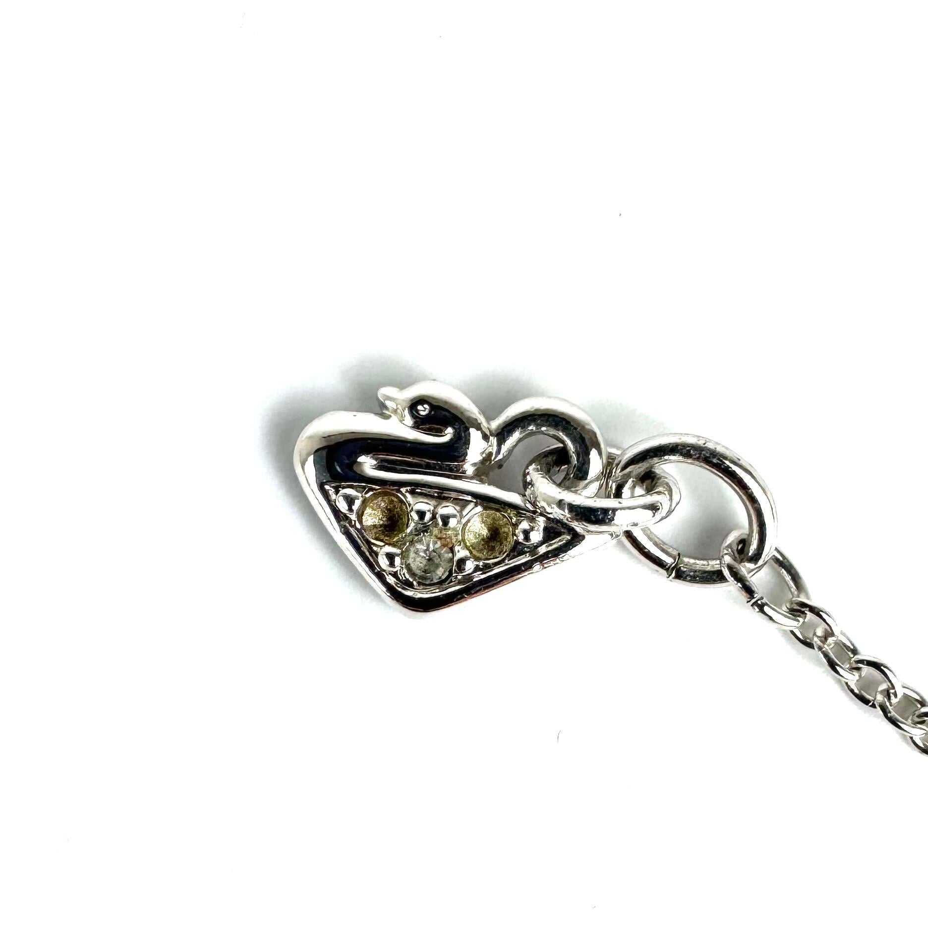 スワロフスキー　SWAROVSKI　ネックレス　ホーンシュー　スター　シルバー