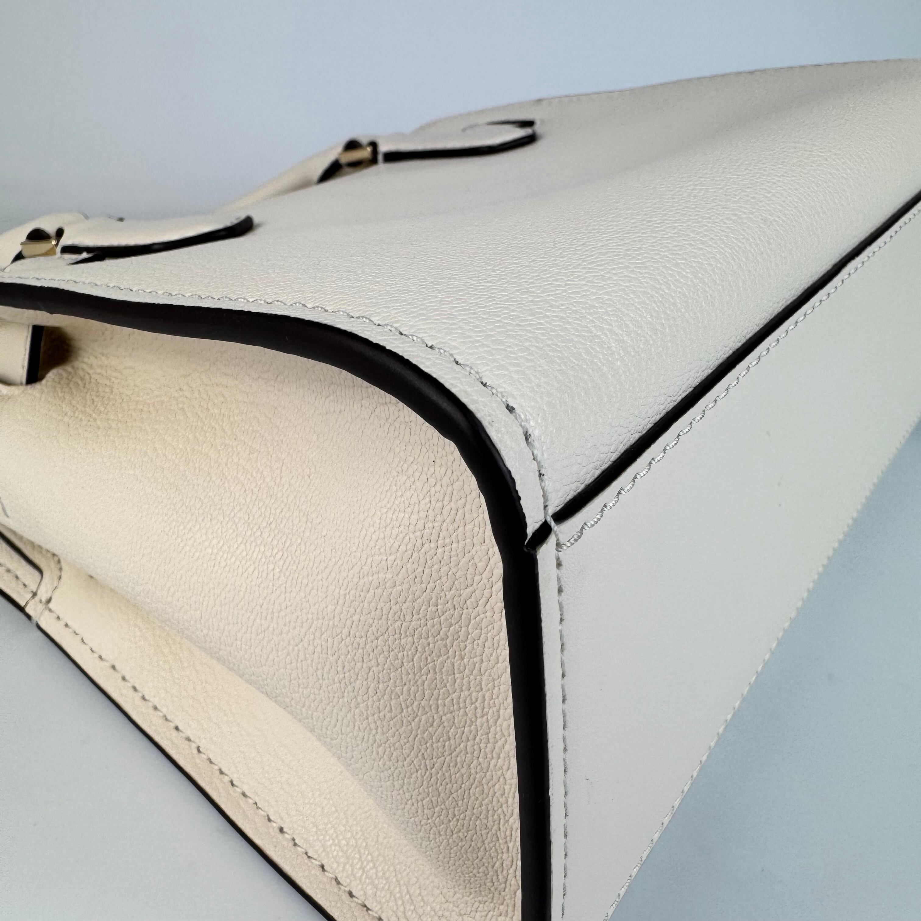 【ほぼ未使用】マイケルコース　ハンドバッグ　2WAYバッグ　レザー　ホワイト