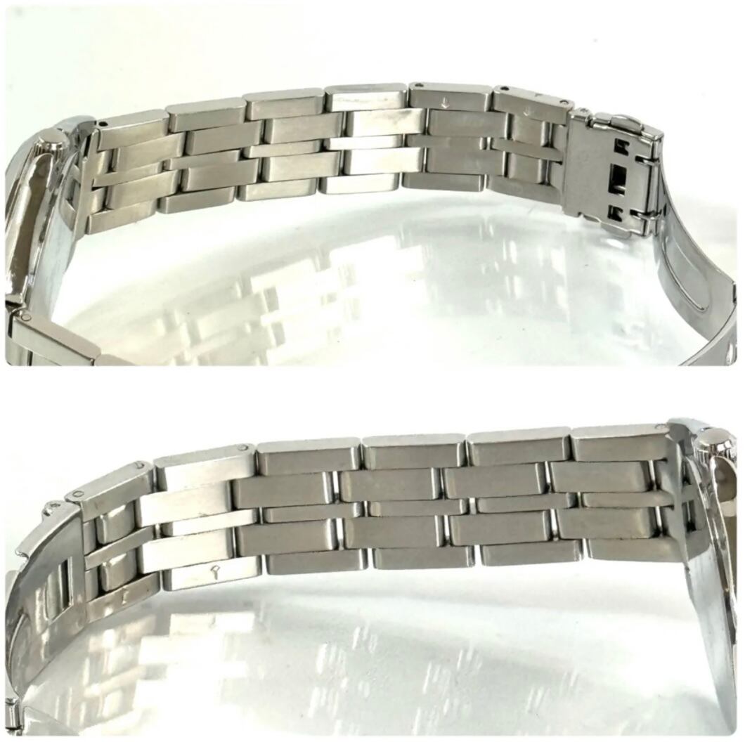 バレンチノ　CLAUDIO VALENTINO　クォーツ　デイデイト　ブルー　ラインストーン