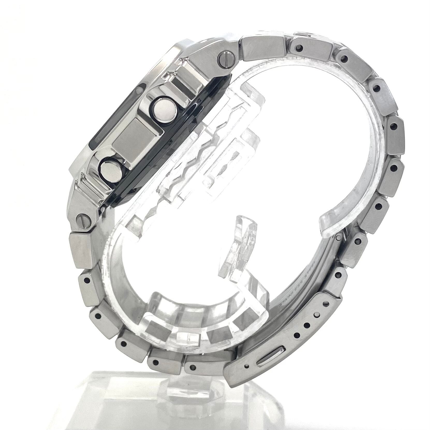 【美品】カシオ G-SHOCK ジーショック GMW-B5000D-1JF 5000シリーズ フルメタル モバイルリンク スクエア デジタル 電波ソーラー 20気圧防水 腕時計 メンズ 中古