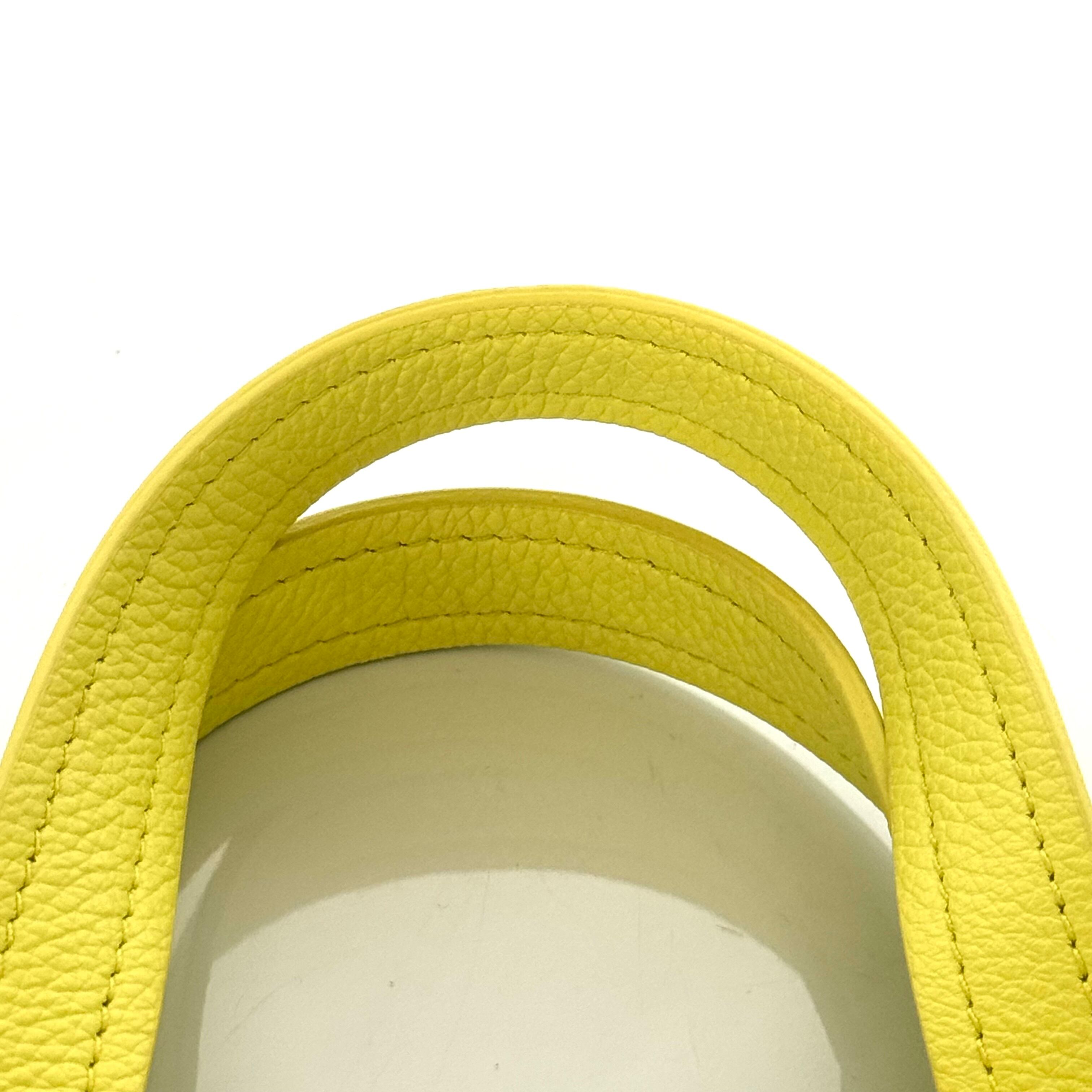 バレンシアガ　エヴリディトート　ノースサウス　スモール　イエロー