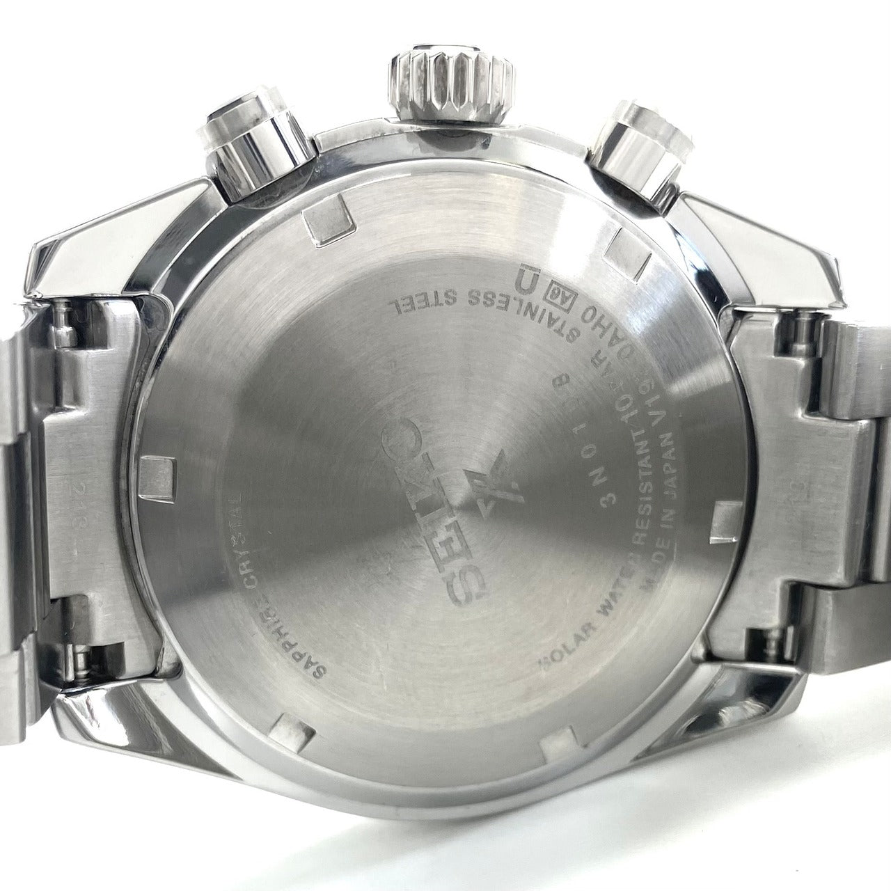 【美品】腕時計 メンズ セイコー SEIKO プロスペックス スピードタイマー SPEEDTIMER SBDL109 V192-0AH0 ソーラー アイスブルー クロノグラフ デイト表示 10気圧防水