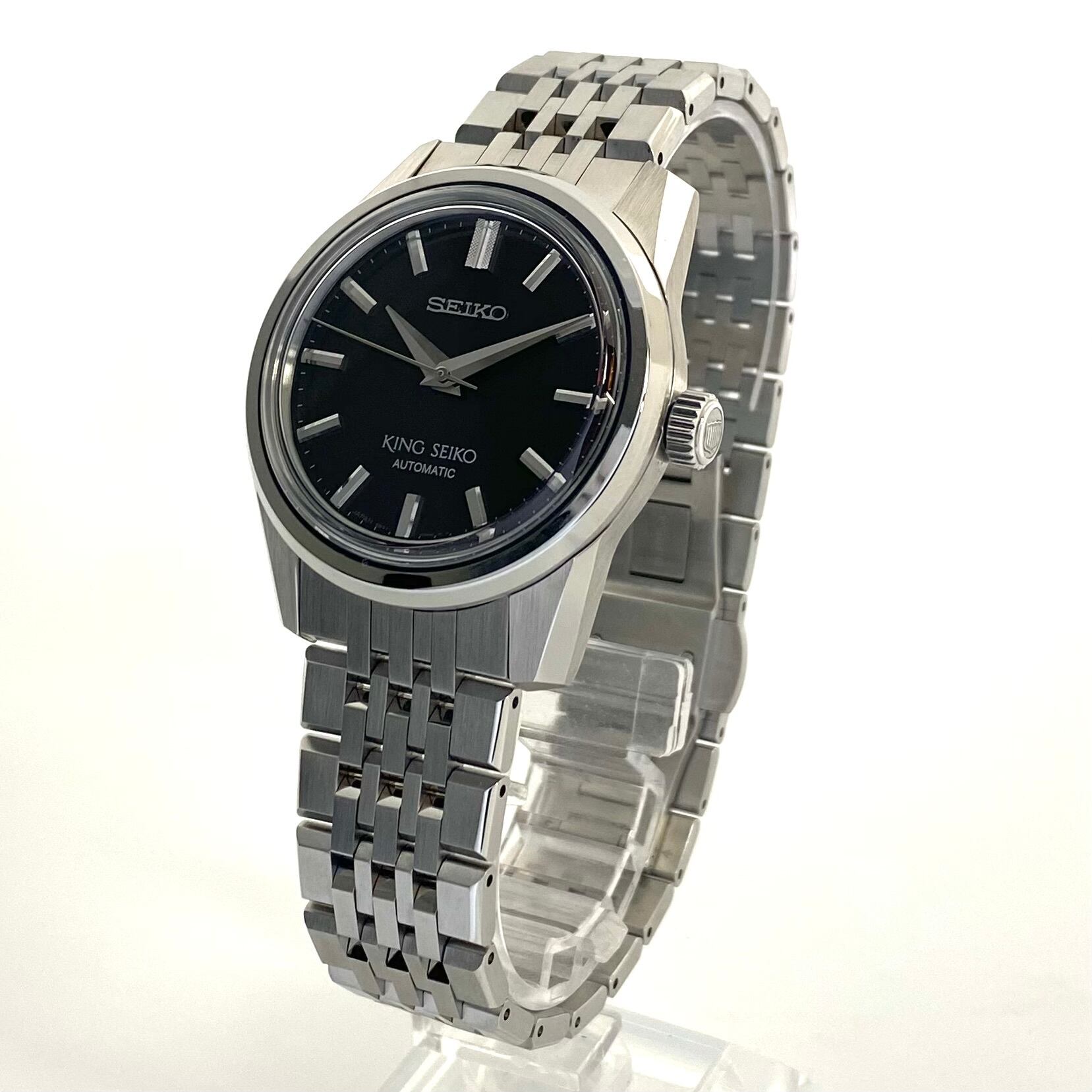 【ほぼ未使用】セイコー　SEIKO　キングセイコー　KING SEIKO　SDKS005　セイコーウォッチサロン限定　6R31-00D0　自動巻　黒