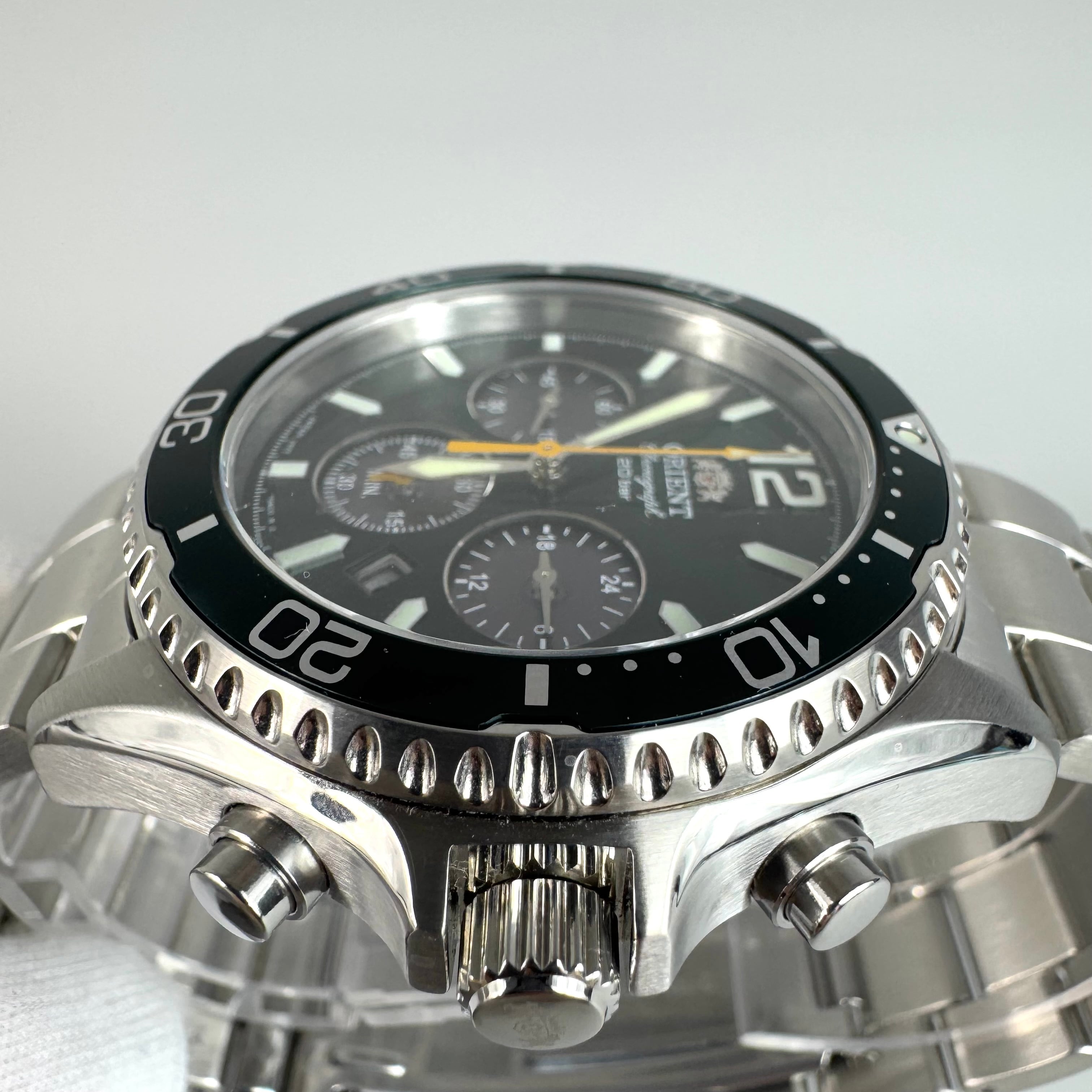 【美品】オリエント　ORIENT　オリエントマコ　RN-TX0204E　VS75-UAB0　ソーラー　グリーン　デイト表示　クロノグラフ