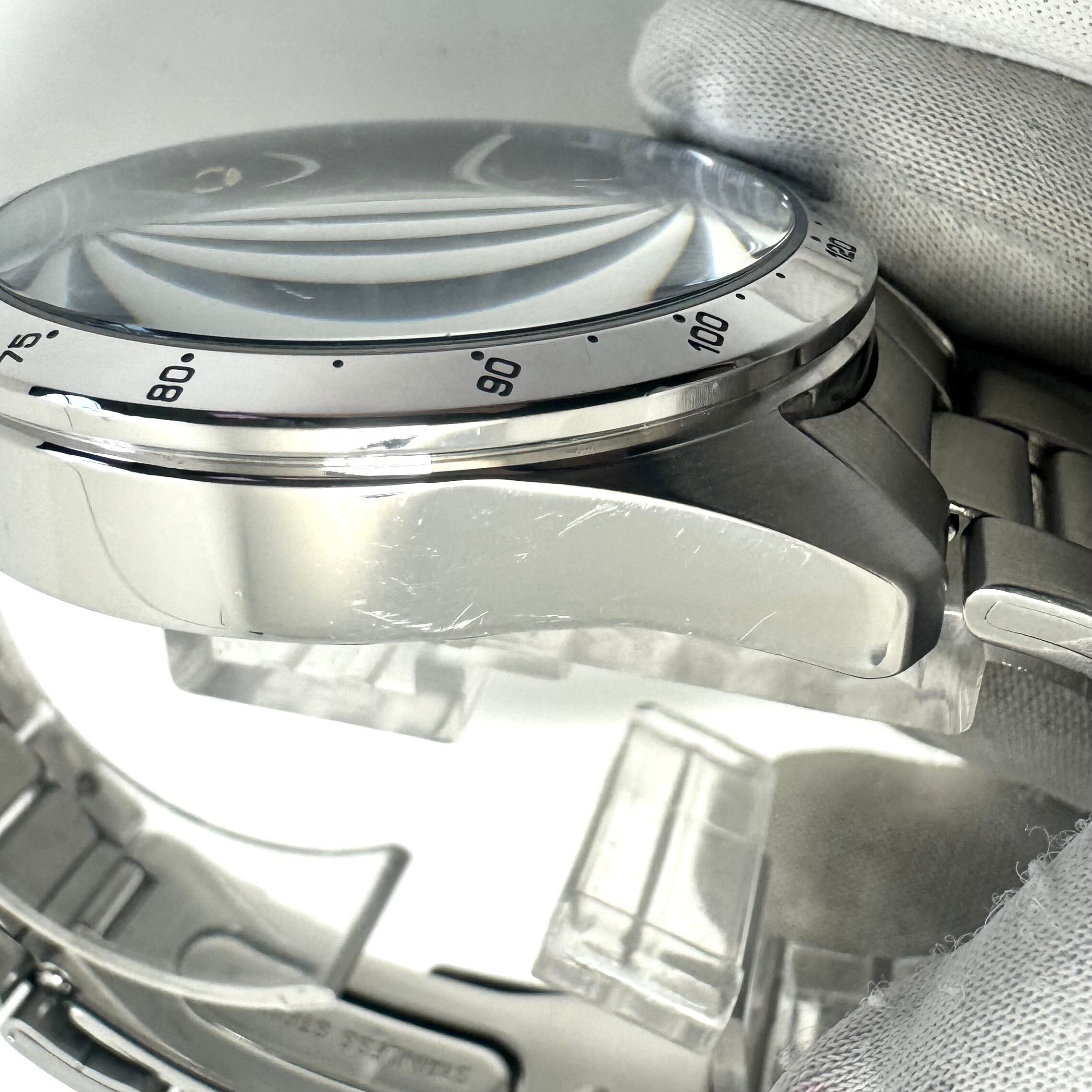 【希少】腕時計 メンズ セイコー SEIKO 8T63-0100 500系こだまウォッチ 500系新幹線 25周年記念モデル 5000本限定 クォーツ 青 クロノグラフ デイト表示 10気圧防水