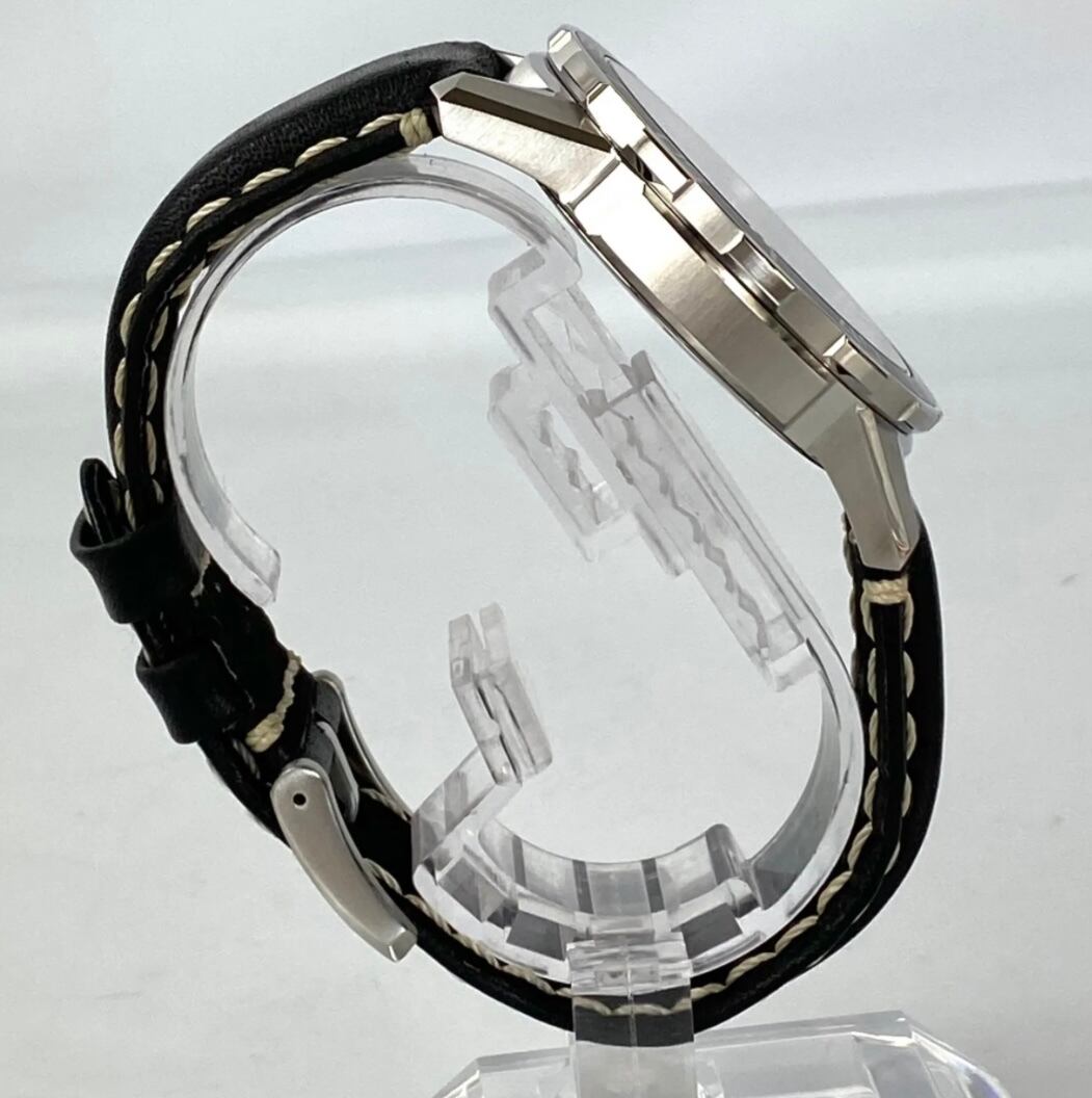 【美品】ティソ　TISSOT　スーパースポーツ　T125610A　クォーツ　デイト表示　ネイビー　革ベルト