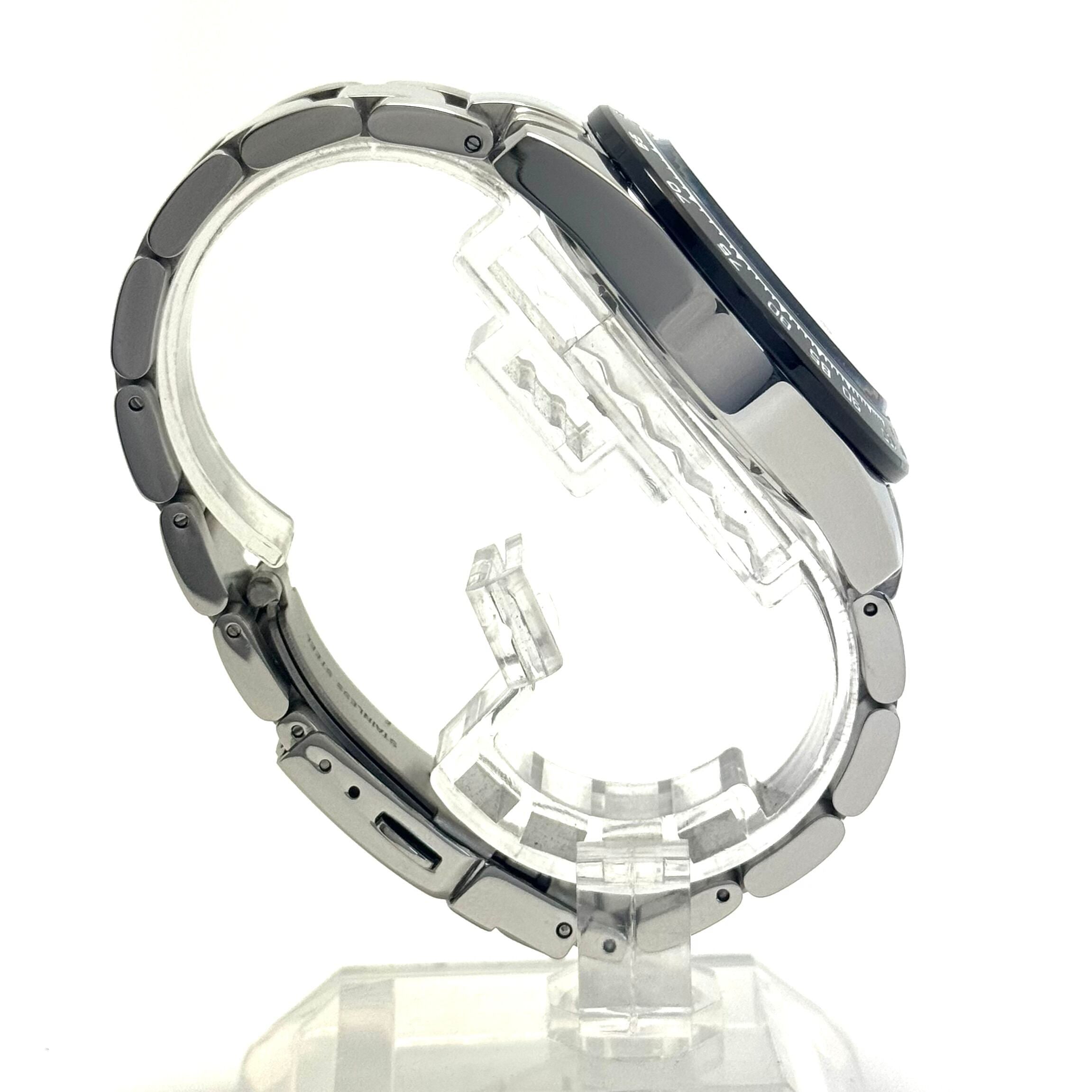 【美品】テクノス　TECHNOS　TSM411TW　クォーツ　クロノグラフ　白