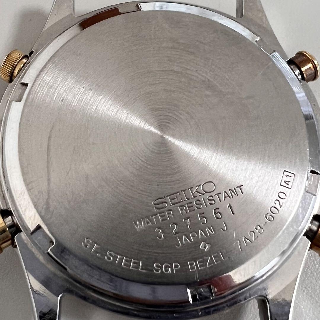 【希少】セイコー　スピードマスター　クロノグラフ　クォーツ　SGP ヴィンテージ