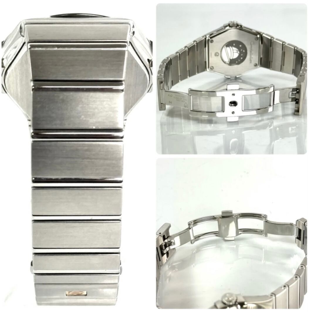 【美品】オメガ　OMEGA　コンステレーション　123.10.35.60.01.001　クォーツ　デイト表示　黒　電池交換