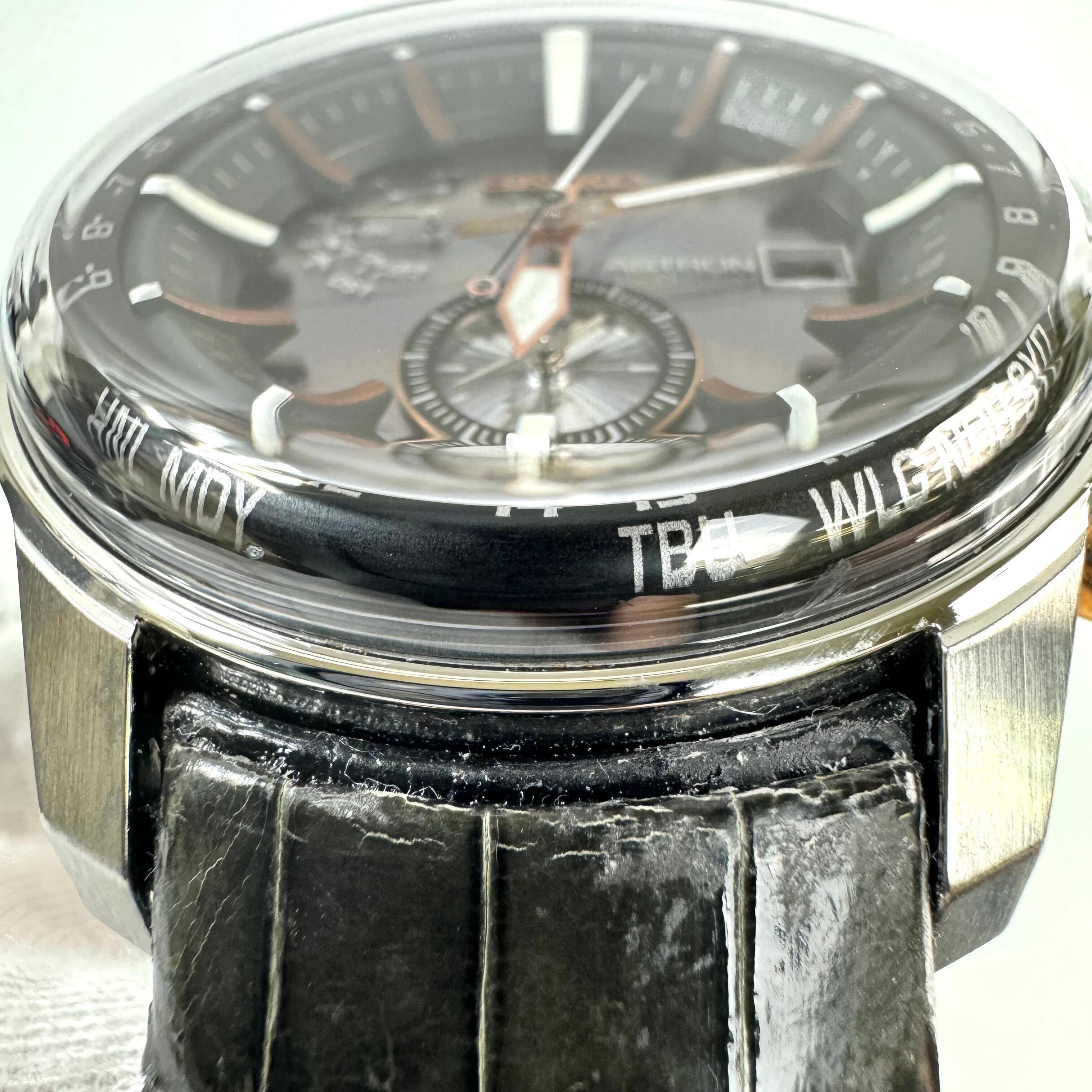 【希少】セイコー　アストロン　SBXA038　7X52-0AK0　GPSは　電波ソーラー　黒　革ベルト