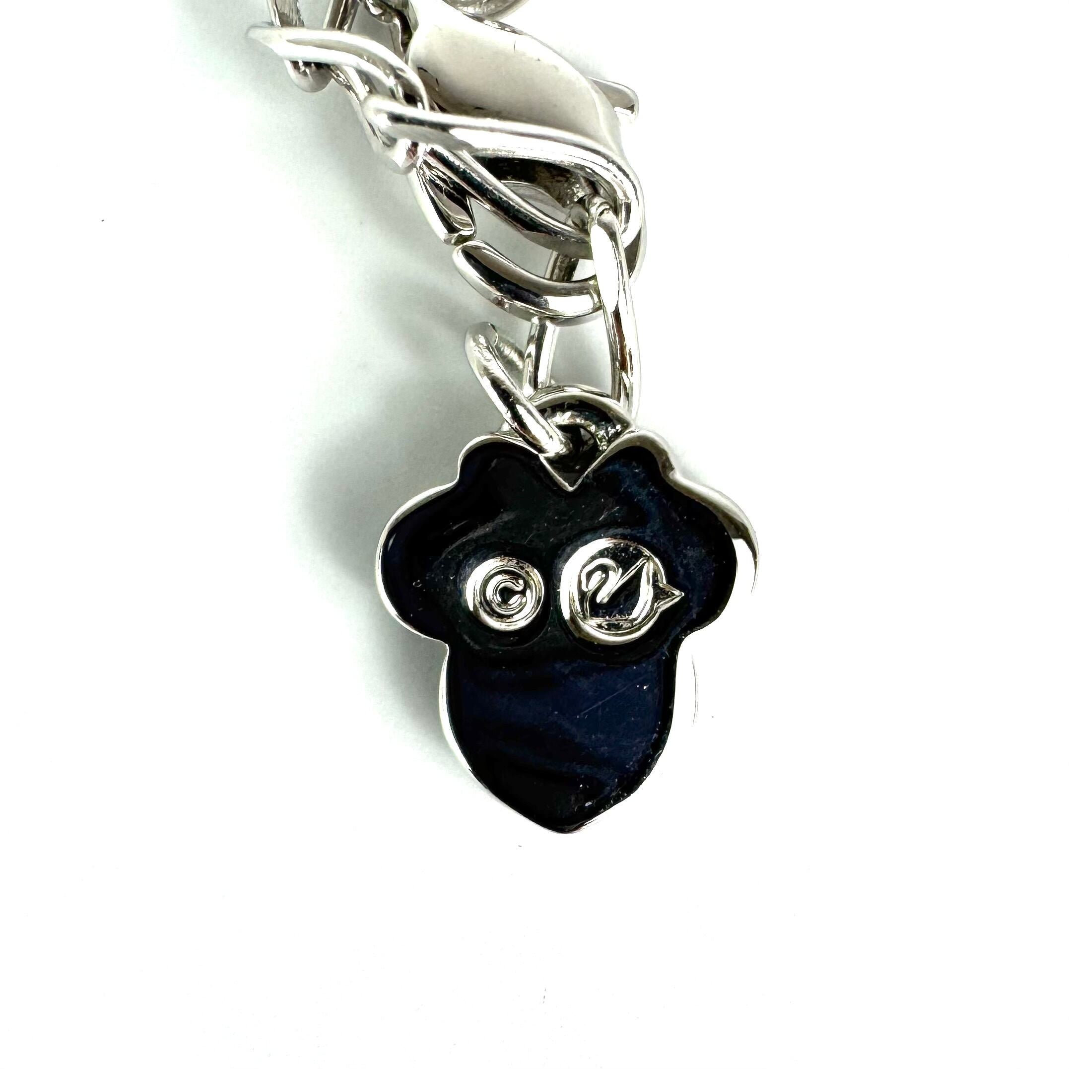 スワロフスキー　ディズニーコラボ　ネックレス　ミニー　ラインストーン　シルバー