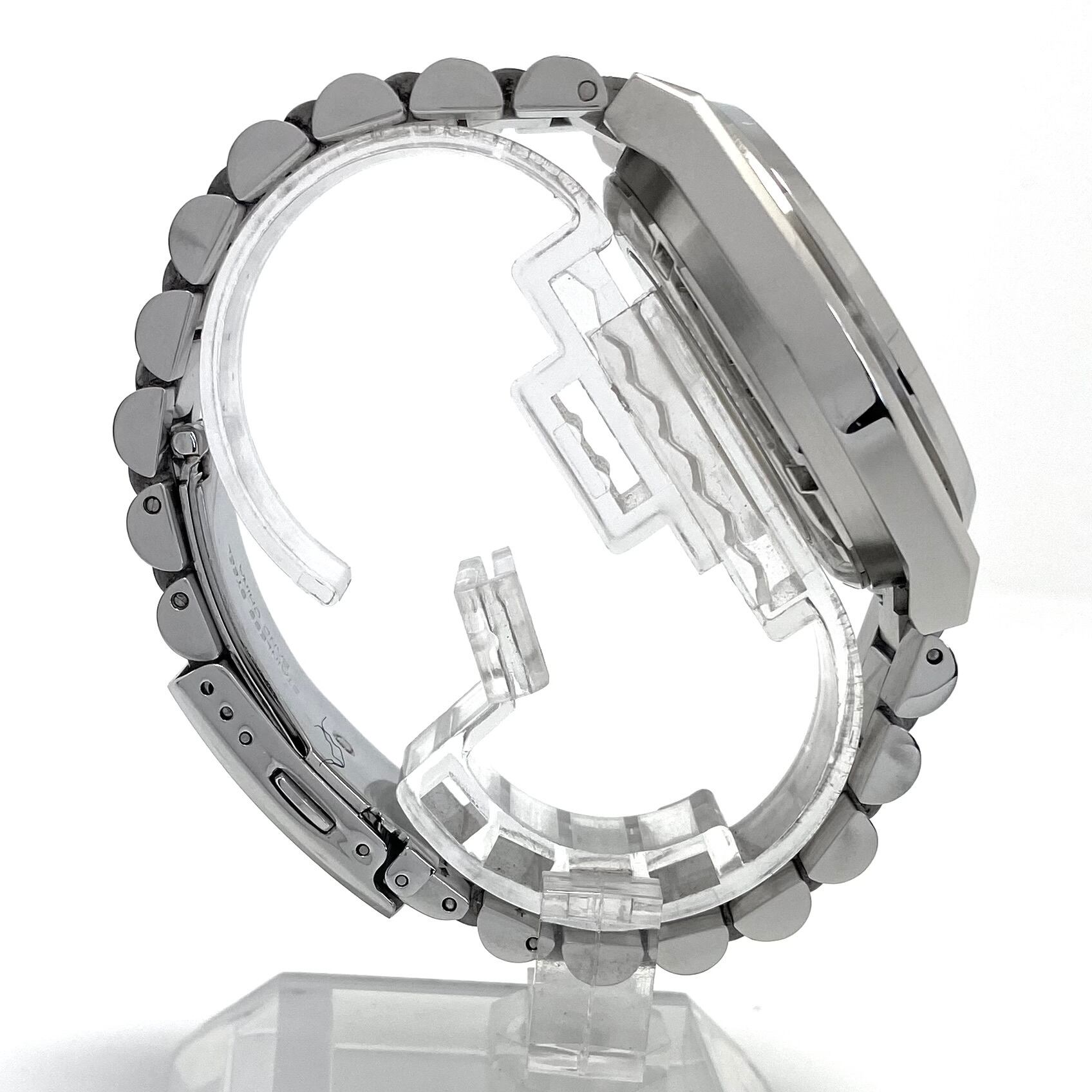 【動作良好】腕時計 メンズ シチズン シチズンコレクション メカニカル ツヨサ NJ0151-53W 8210-S126967 自動巻式 裏スケ ブルーグラデーション デイト表示