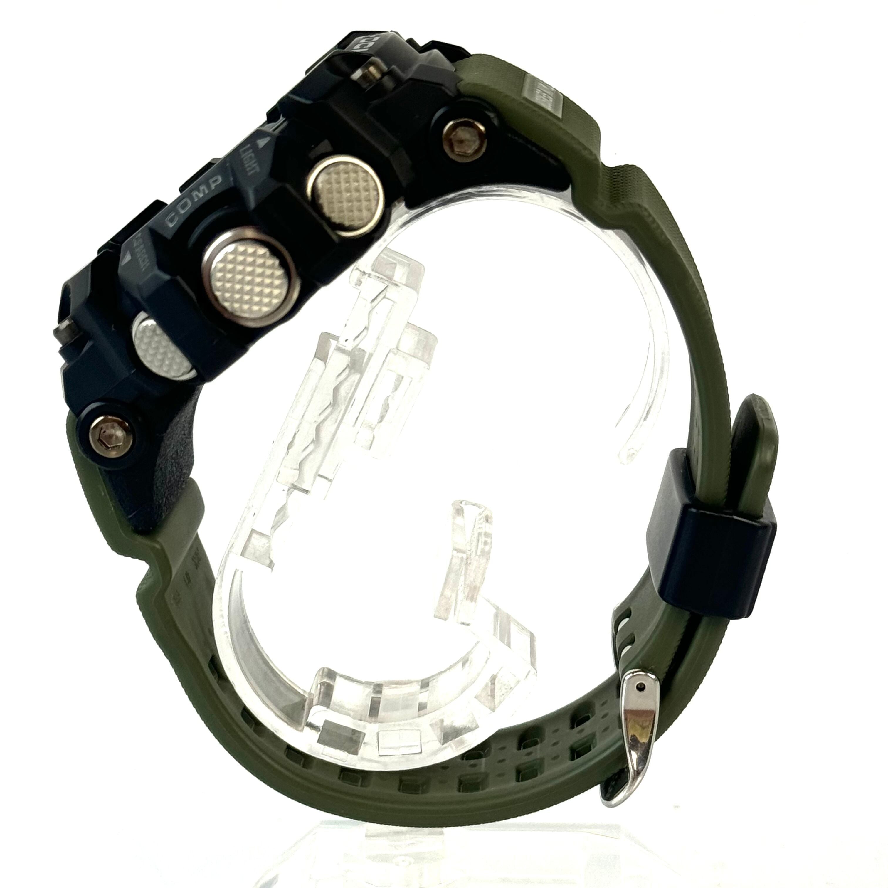 【美品】カシオ　G-SHOCK　ジーショック　MASTER OF G?LAND　マッドマスター　GG-1000-1A3JF　クォーツ　アナデジ　黒　樹脂ベルト