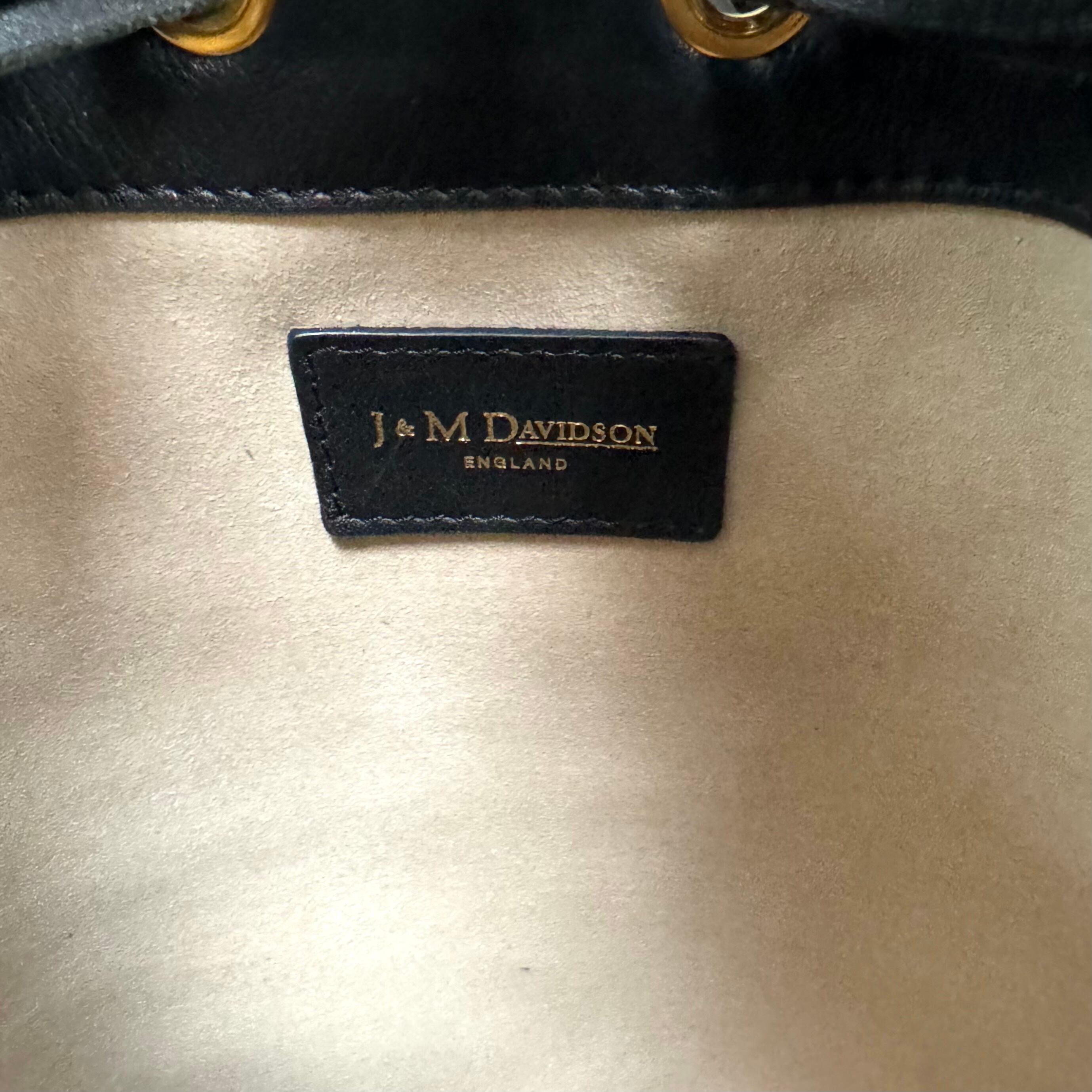 J＆M デビットソン　カーニバル　ミディアム　2WAYバッグ　ショルダーバッグ　ハンドバッグ　フリンジ　レザー　黒