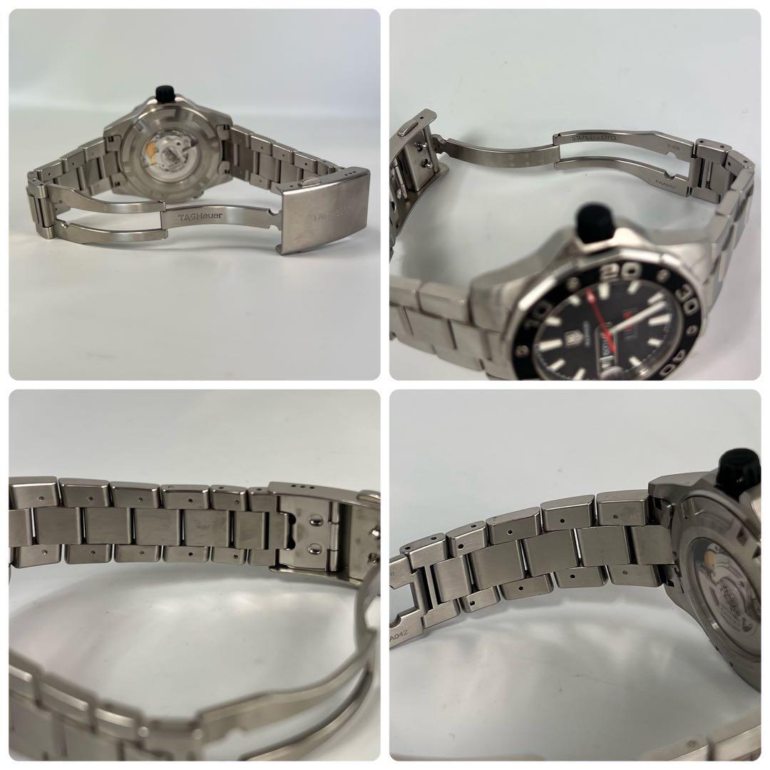 【希少】タグホイヤー　アクアレーサー　アメリカズカップ　自動巻　裏スケ　黒