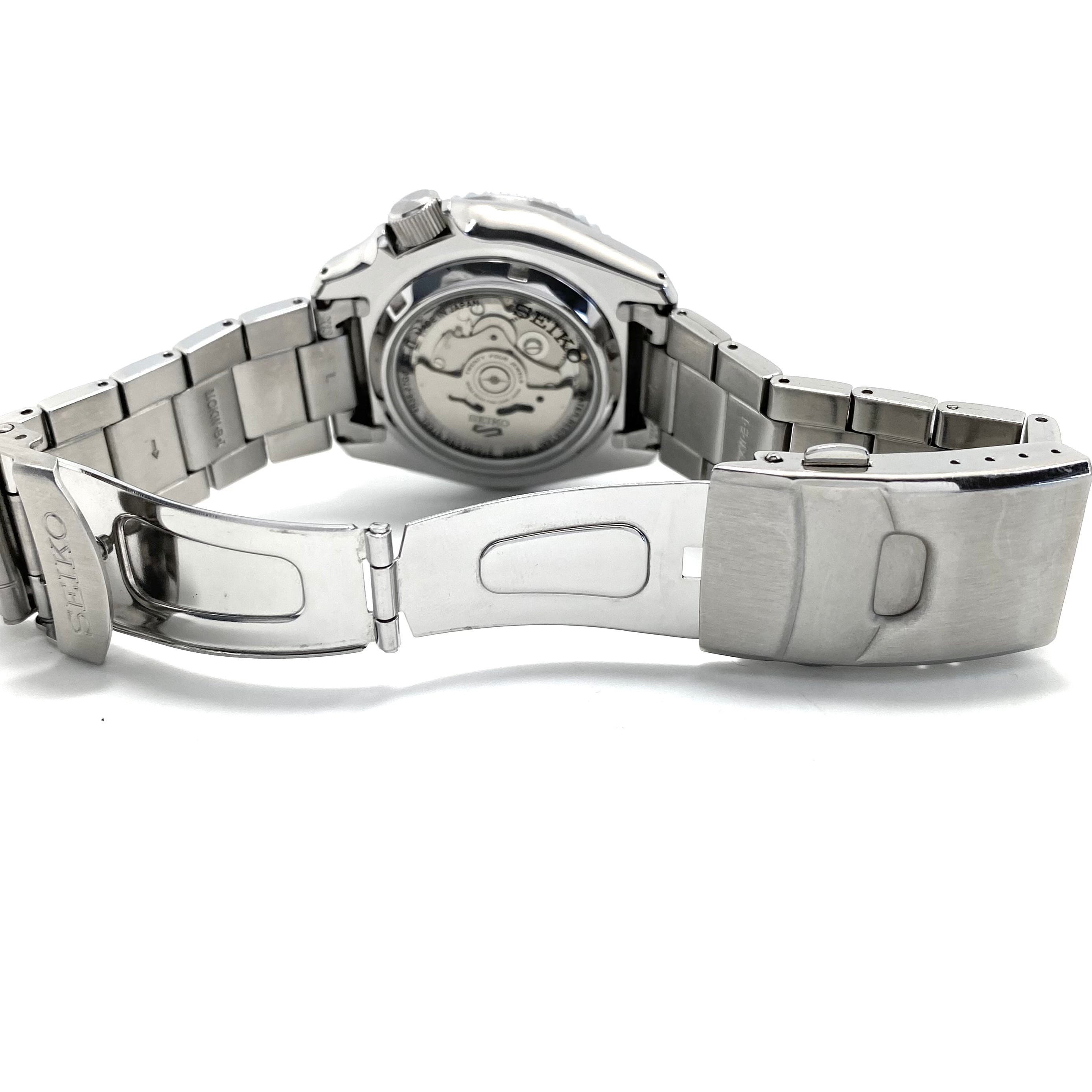 腕時計 メンズ セイコー 5スポーツ SBSA005 4R36-07G0 自動巻 黒 デイデイト表示（日本語・英語） 裏スケ 10気圧防水