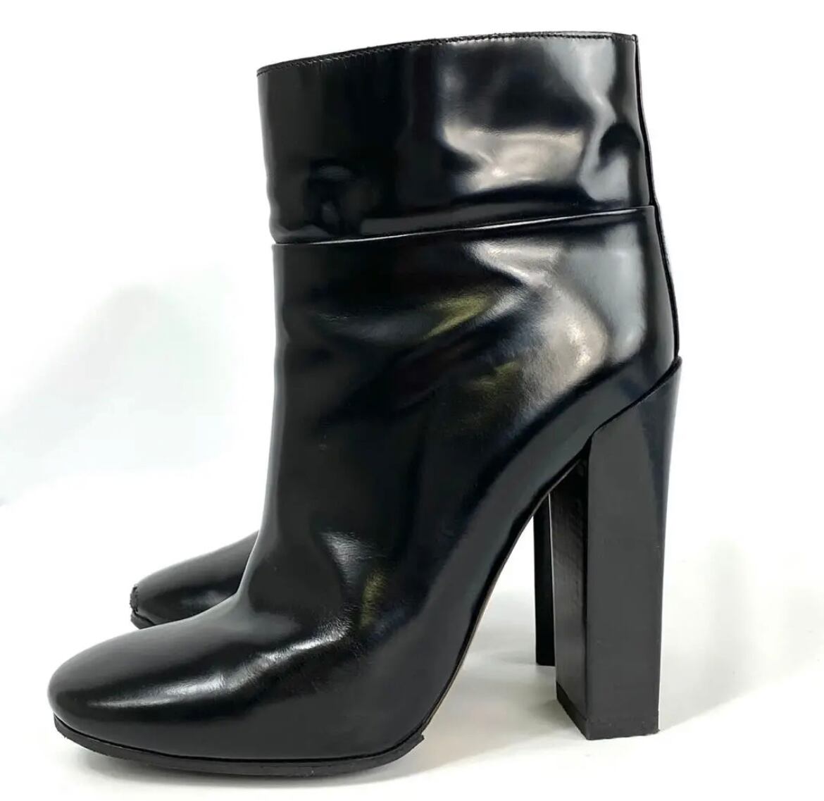 クロエ　 ChIoe ショートブーツ ブラック 37 カーフ