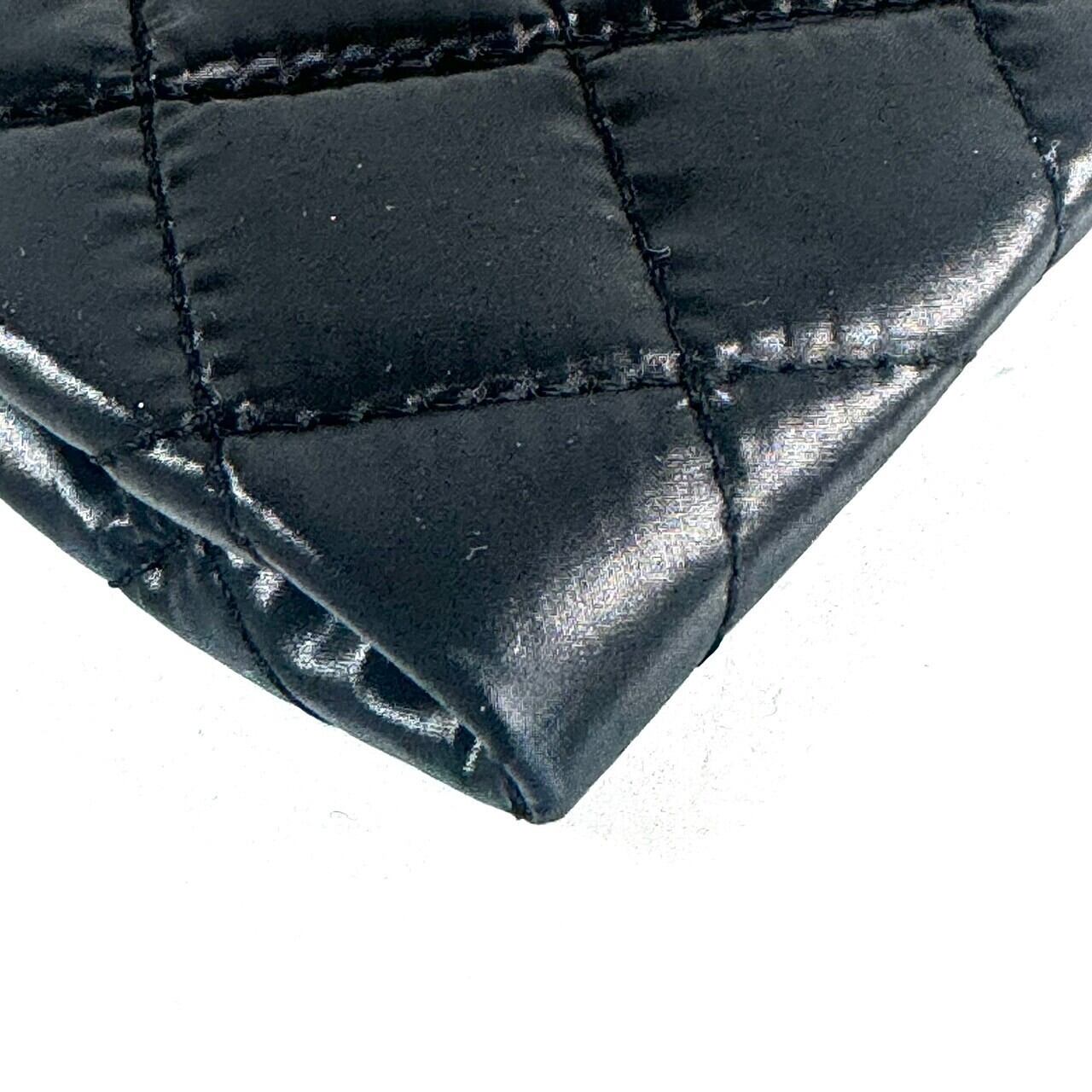 【美品】ドルチェアンドガッバーナ　Dolce&Gabbana　財布　フラップ　レオパード　黒　ナイロン　ハラコ