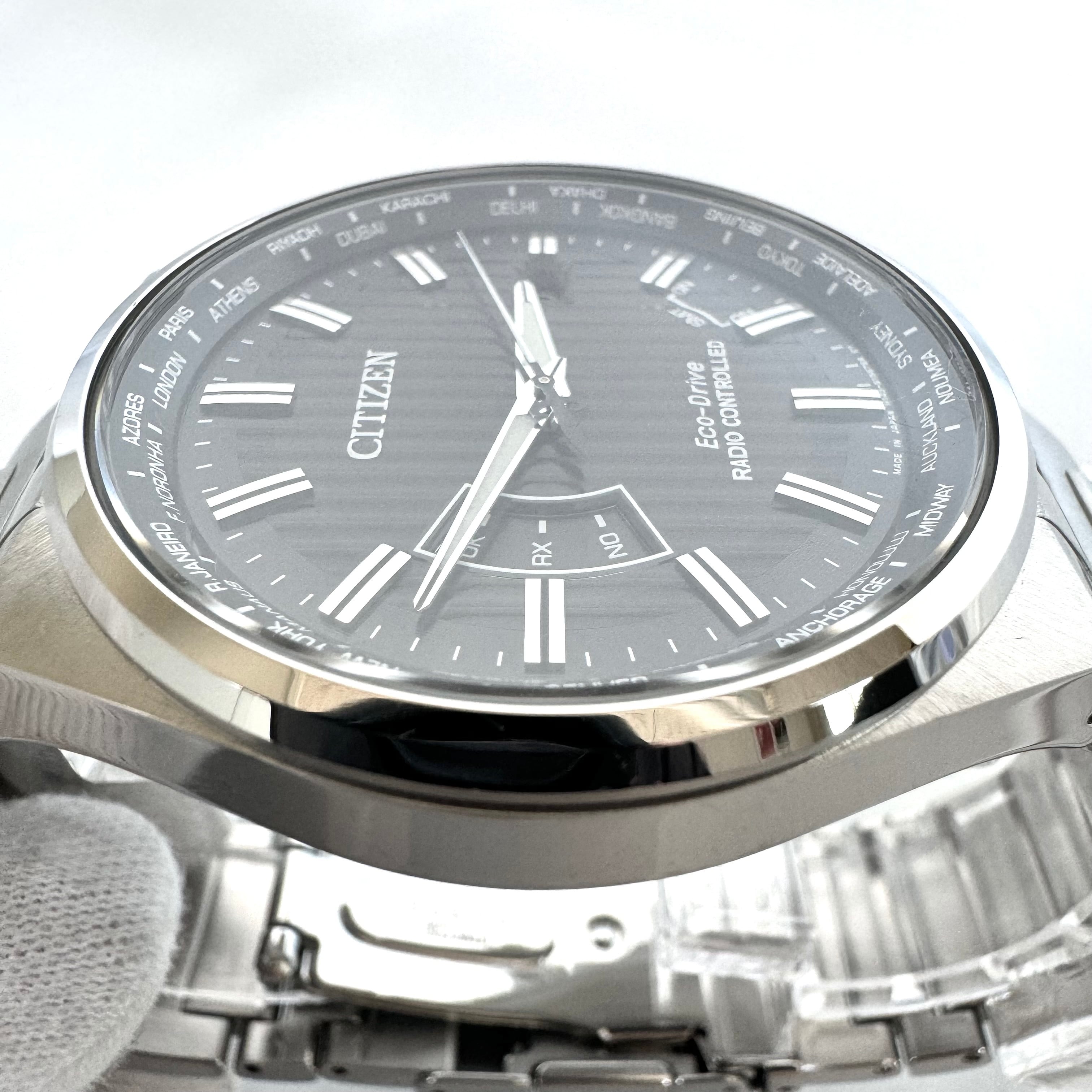 シチズン　シチズンコレクション　CB0161-82E　H145-S116643　電波ソーラー　デイト表示　黒