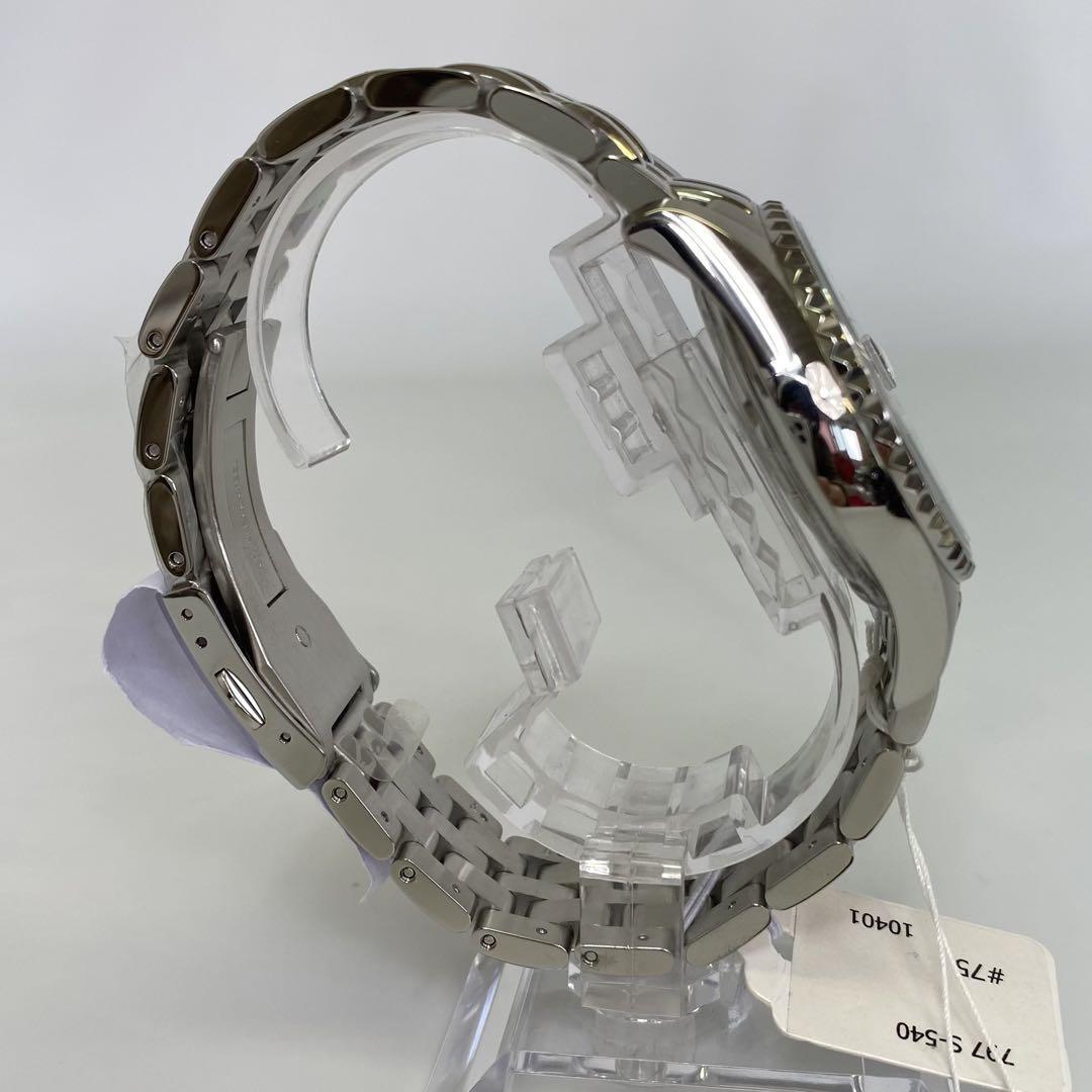 【未使用】チトーニ　TITONI　コスモキング　797　自動巻　デイデイト　ローマ数字　黒