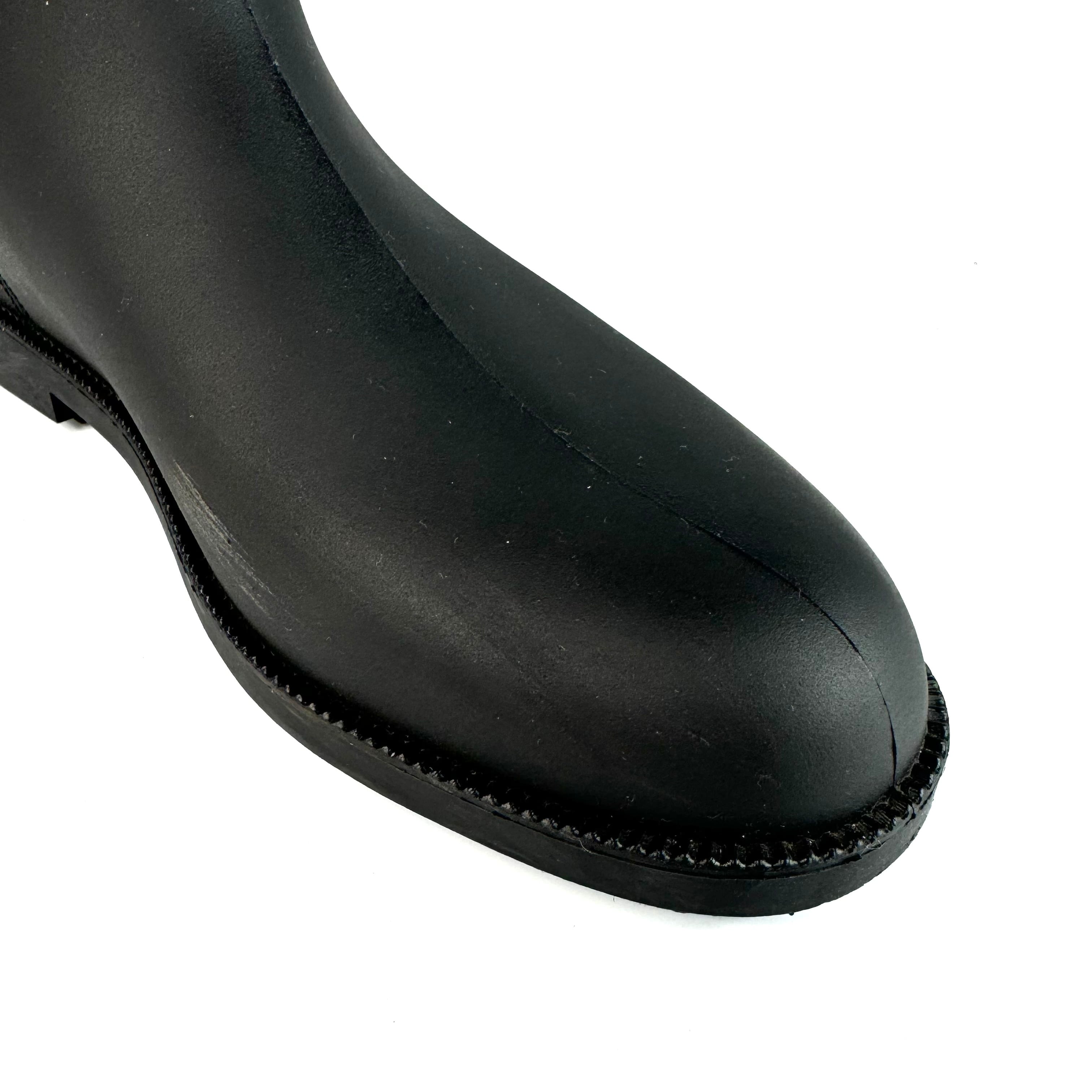 【美品】グッチ　GUCCI　レインブーツ　モノグラム　ラバー　黒　24cm