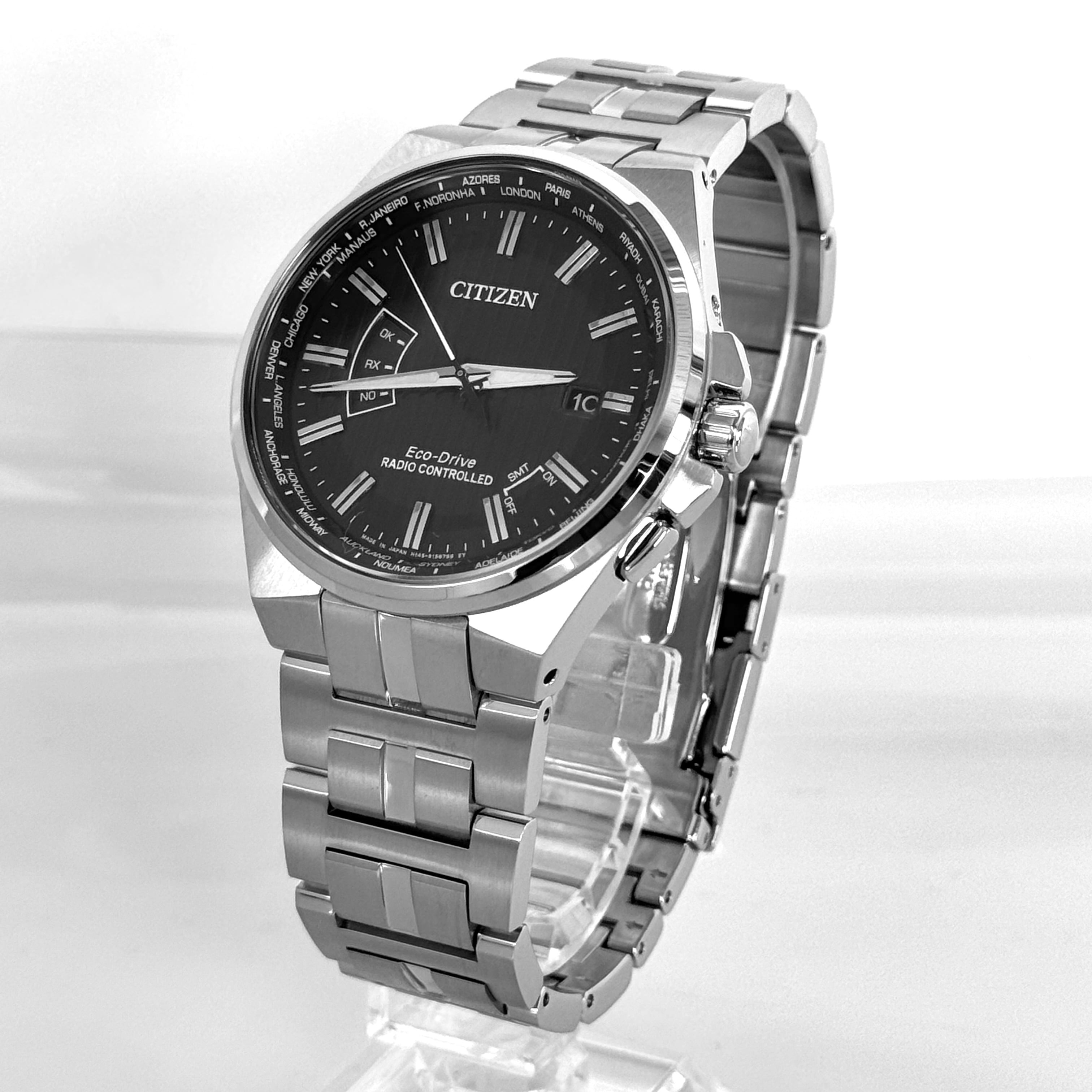 シチズン　シチズンコレクション　CB0161-82E　H145-S116643　電波ソーラー　デイト表示　黒