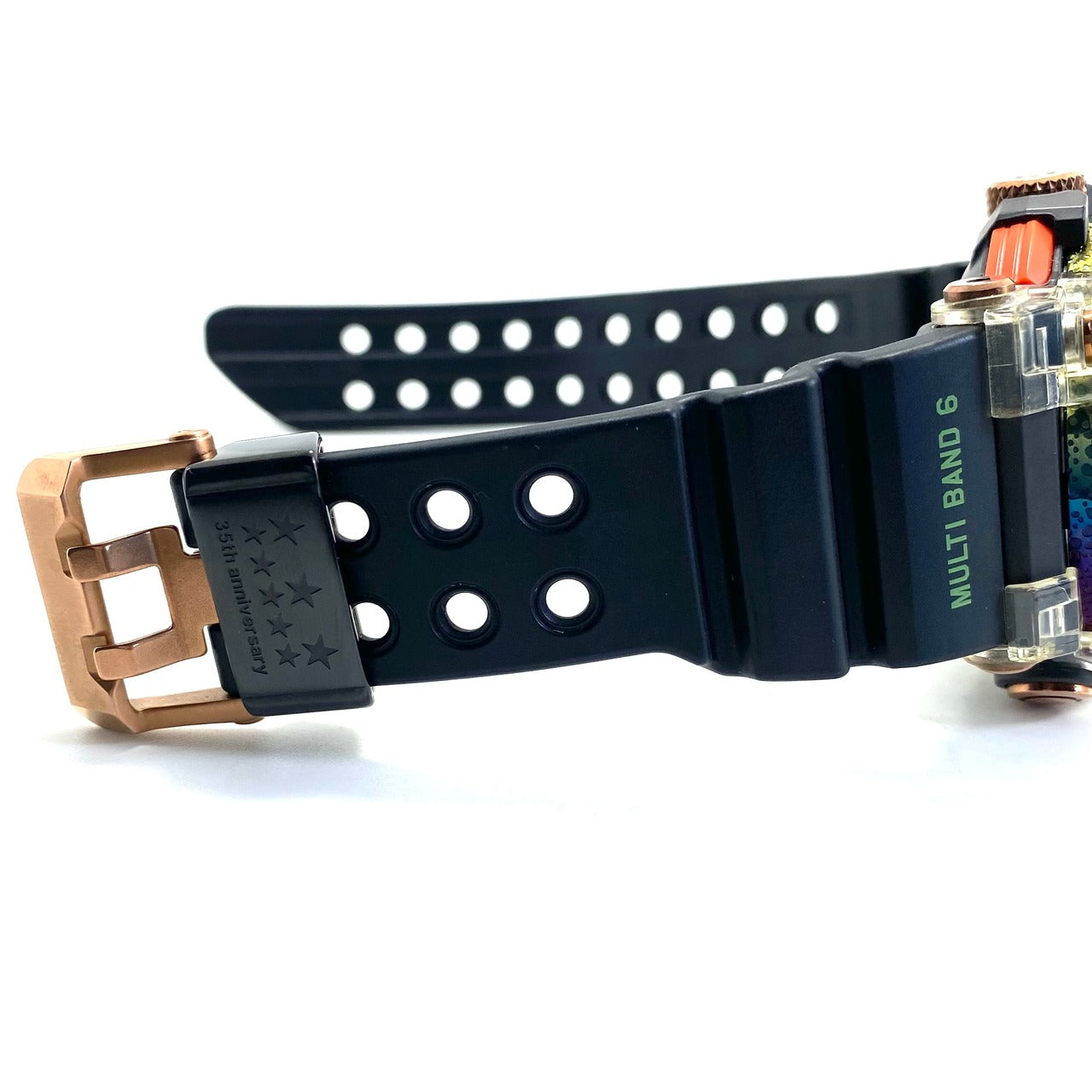 【希少品】腕時計 メンズ カシオ ジーショック G-SHOCK フロッグマン ボルネオ・レインボー・トード 虹蛙 GWF-A1000BRT-1AJR 世界限定2,000本 電波ソーラー 黒 デイト表示 スマホリンク 200m潜水用防水 カーボン 樹脂ベルト