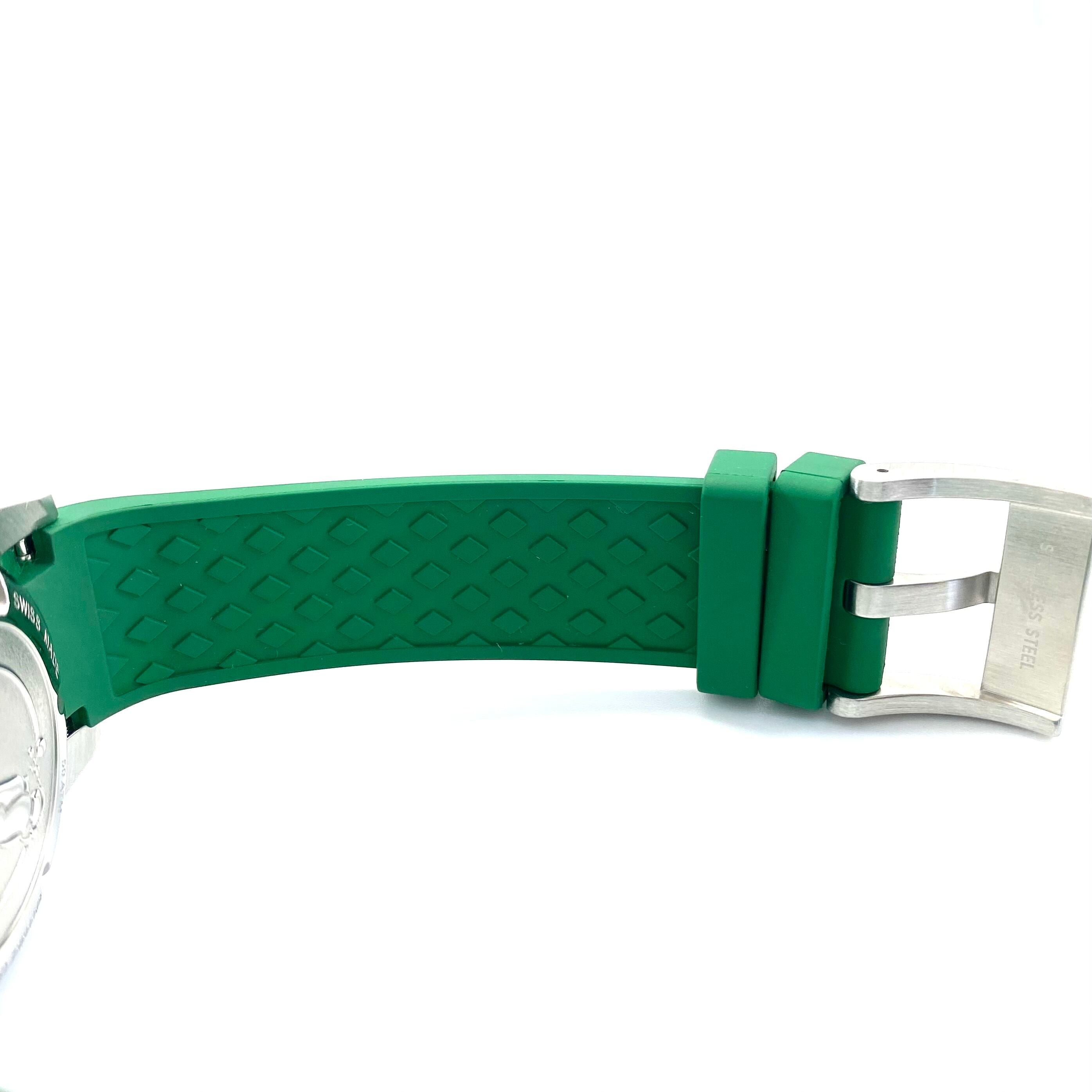 【美品】エポス　EPOS　スポーティブ　ダイバー　SPORTIVE　Diver　3054GR　自動巻　緑　デイト表示　樹脂ベルト