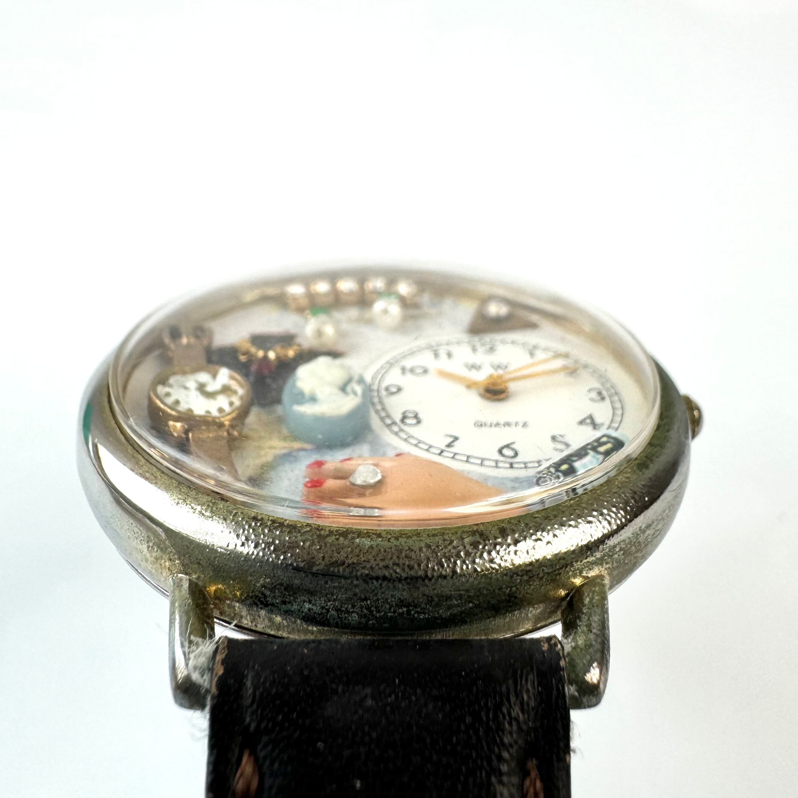 パラビオン　Par Avion　クォーツ　レディース　革ベルト