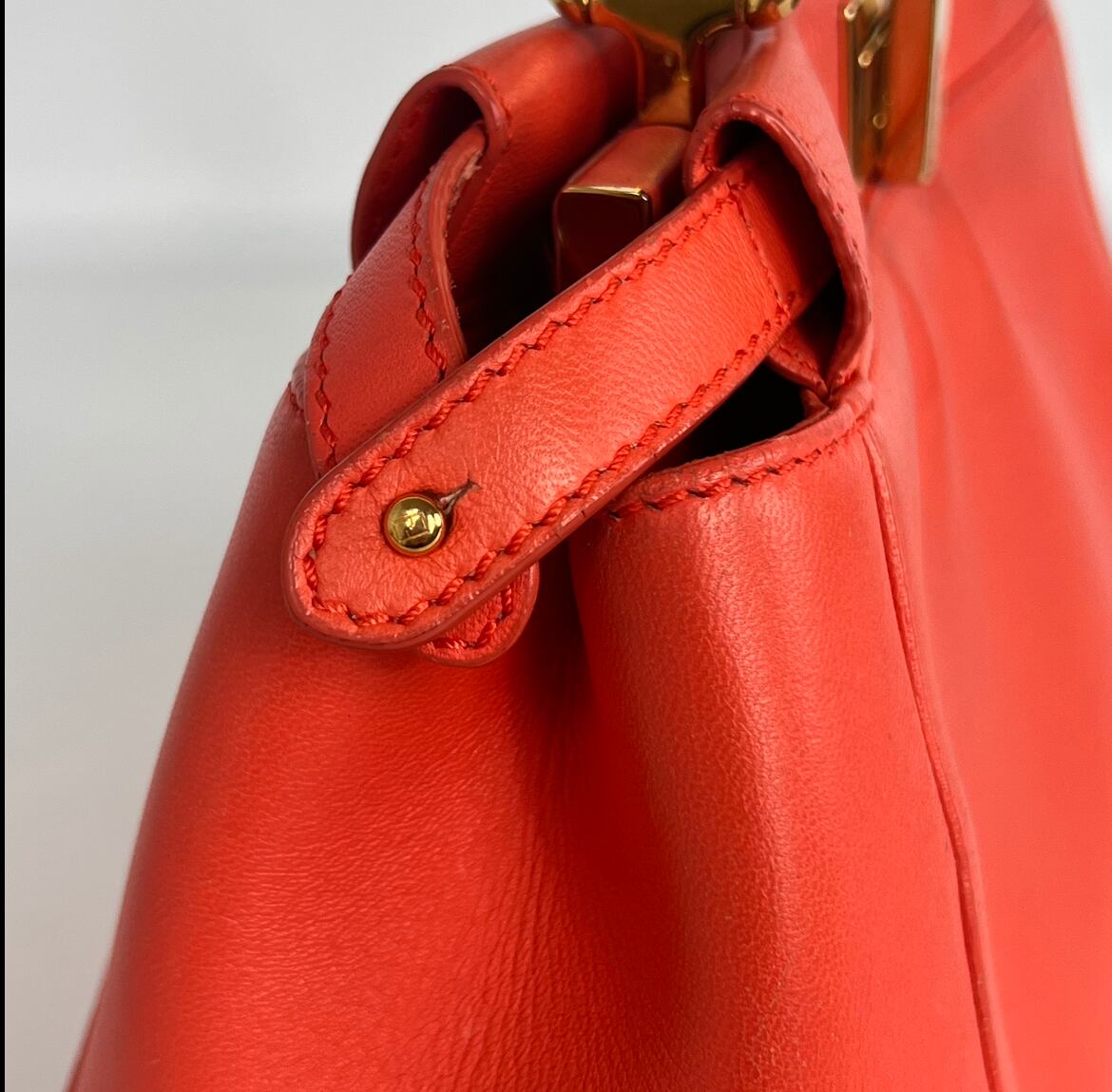 フェンディ ピーカブー ミニ スモール オレンジ バンドバッグ