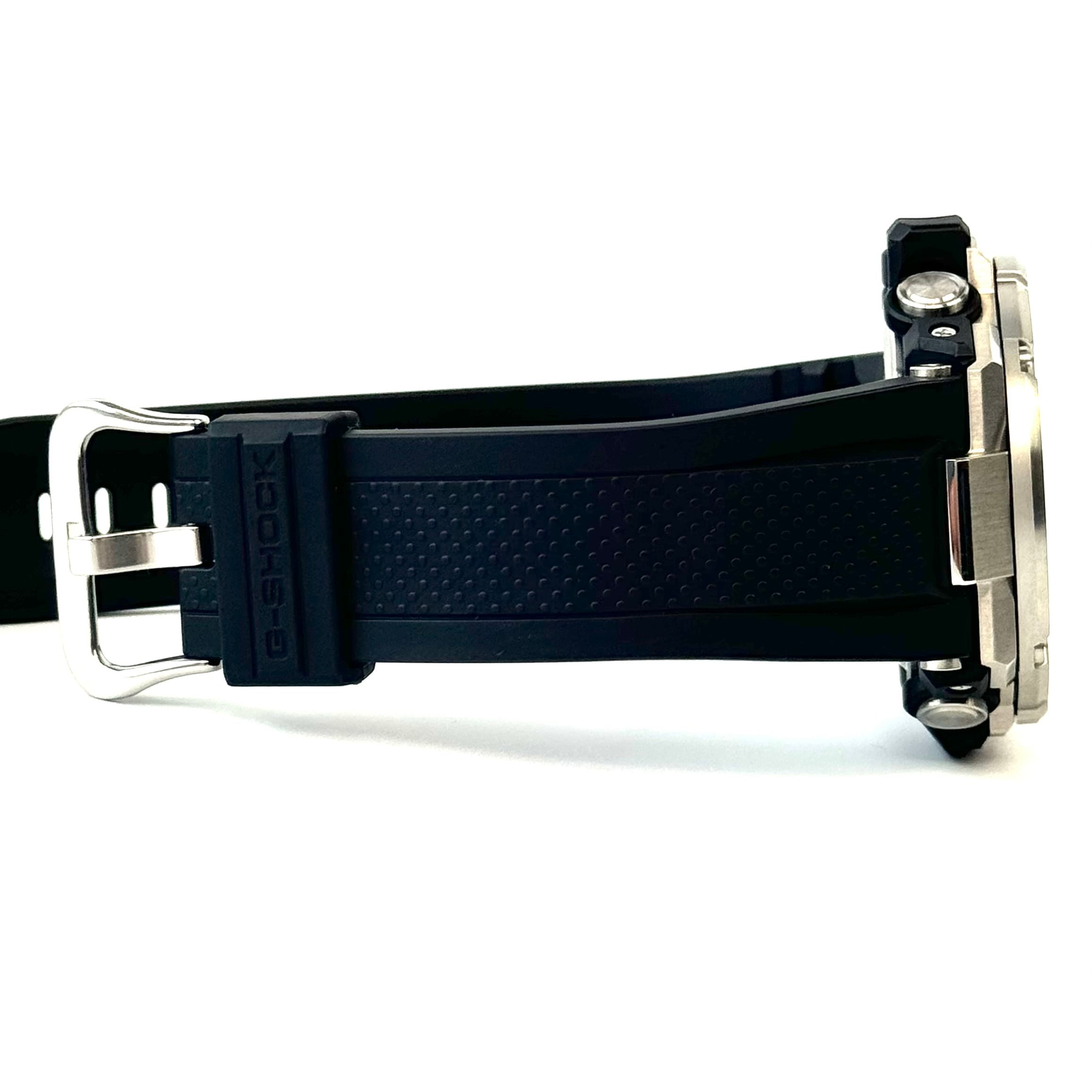 【美品】カシオ　CASIO　ジーショック　G-SHOCK　ジースチール　G?STEEL　GST-B100-1AJF　タフソーラー　クロノグラフ　デイト表示 　Bluetooth　黒　樹脂ベルト