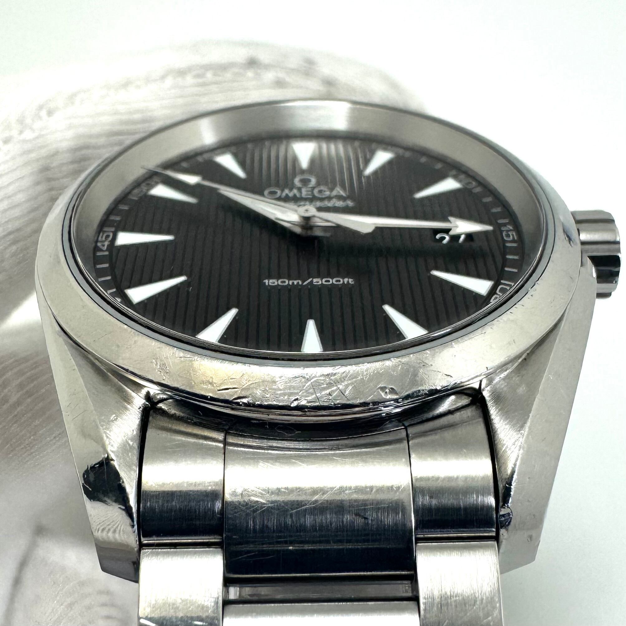 腕時計 メンズ オメガ OMEGA シーマスター アクアテラ 231.10.39.60.06.001 グレー デイト表示 クォーツ 150m防水