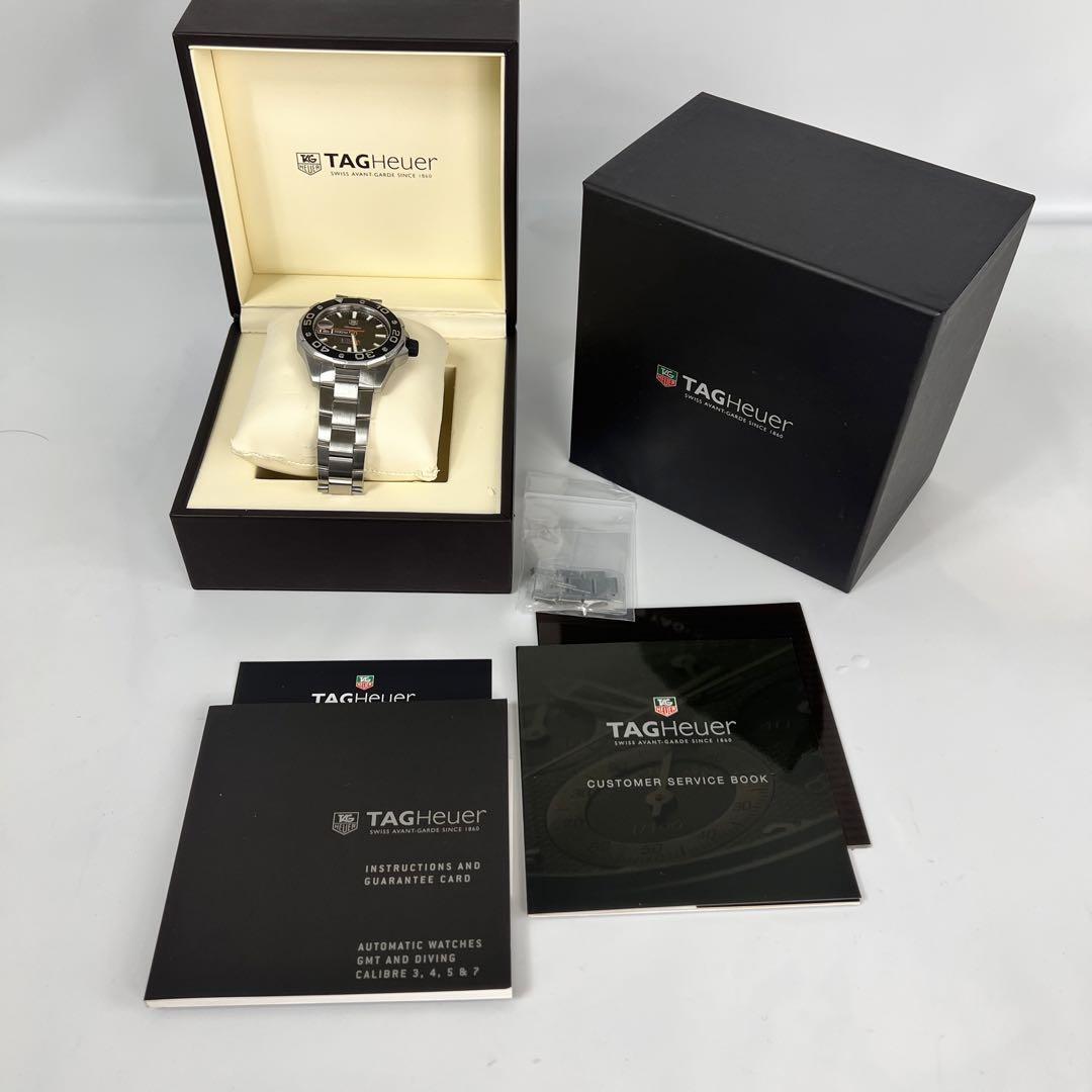 【希少】タグホイヤー　アクアレーサー　アメリカズカップ　自動巻　裏スケ　黒