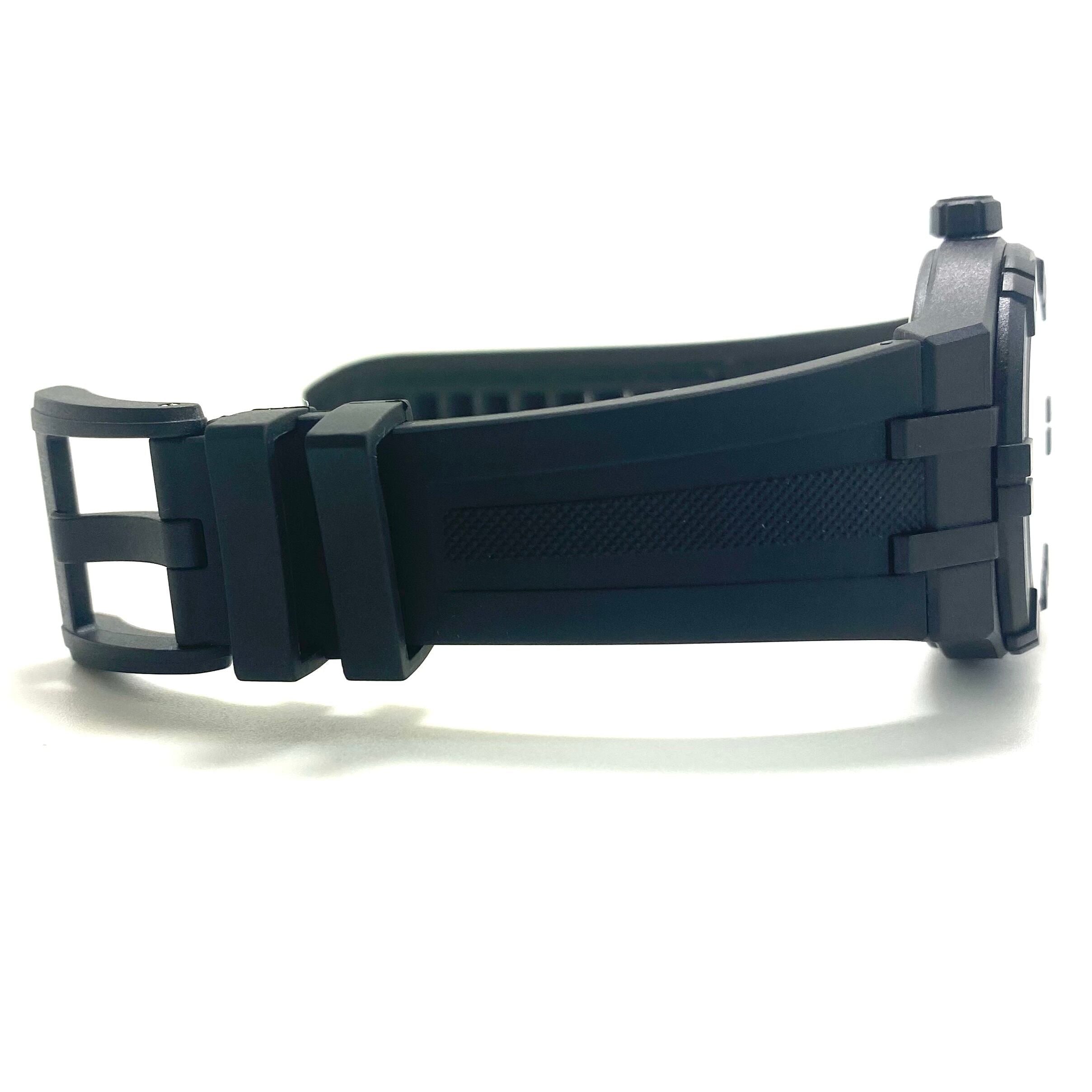 【ほぼ未使用】モーリスラクロア　MAURICE LACROIX　アイコン　タイド　AI2008-00000-300-0　BA07981　クォーツ　黒　デイト表示