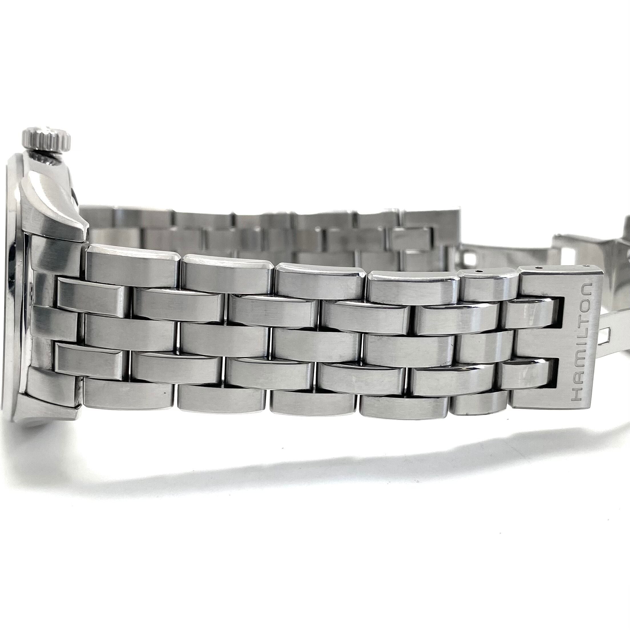 中古 腕時計 メンズ ハミルトン ジャズマスター オープンハート H32705181 H327050 自動巻 スケルトン 黒