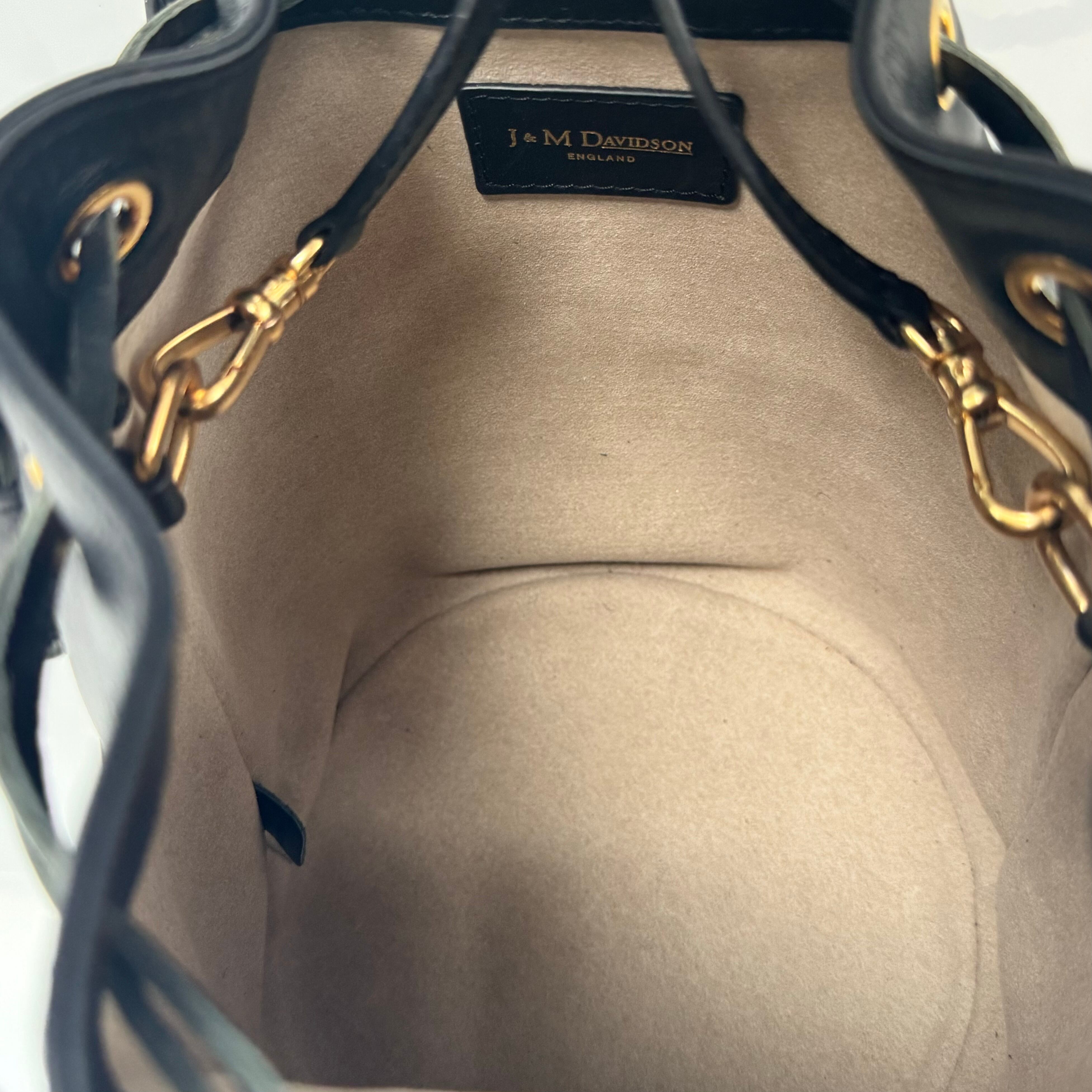 J＆M デビットソン　カーニバル　ミディアム　2WAYバッグ　ショルダーバッグ　ハンドバッグ　フリンジ　レザー　黒