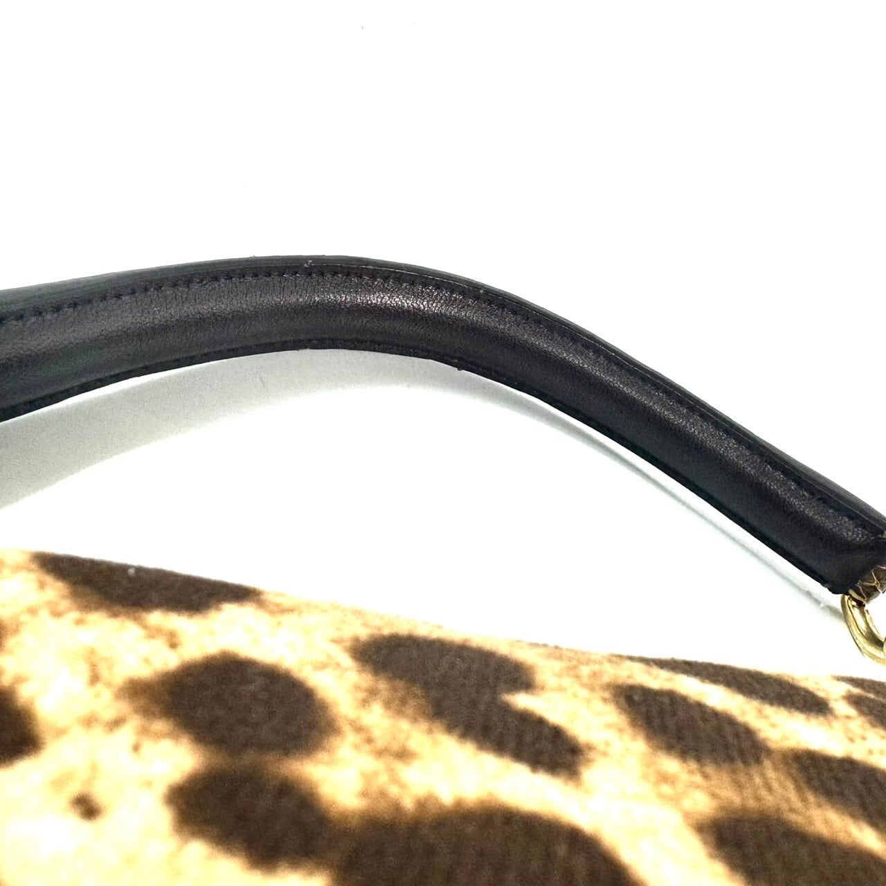 【希少】ドルチェアンドガッバーナ　Dolce&Gabbana　D&G　バンドバッグ　2way　レオパード　パイソン　キャンバス