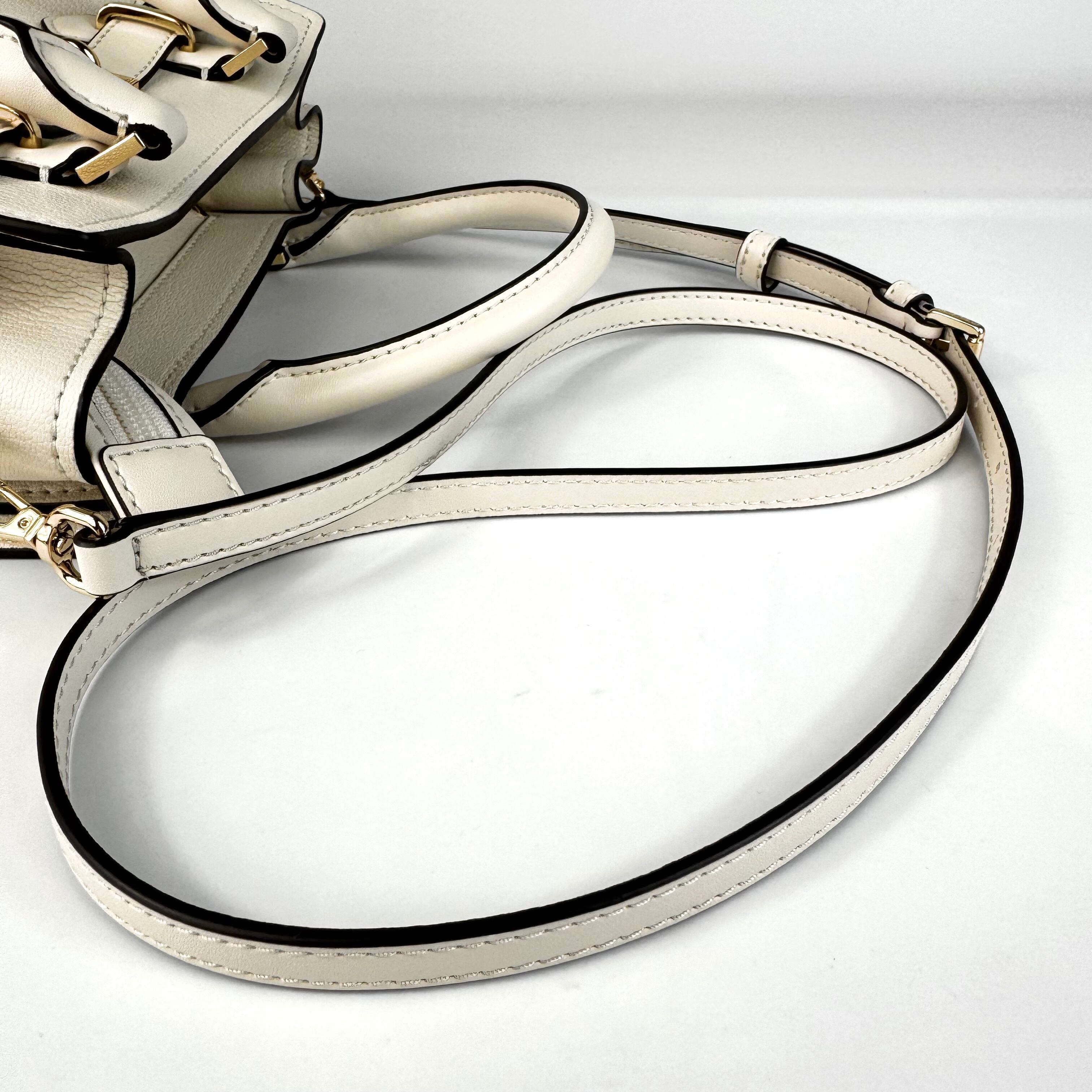 【ほぼ未使用】マイケルコース　ハンドバッグ　2WAYバッグ　レザー　ホワイト