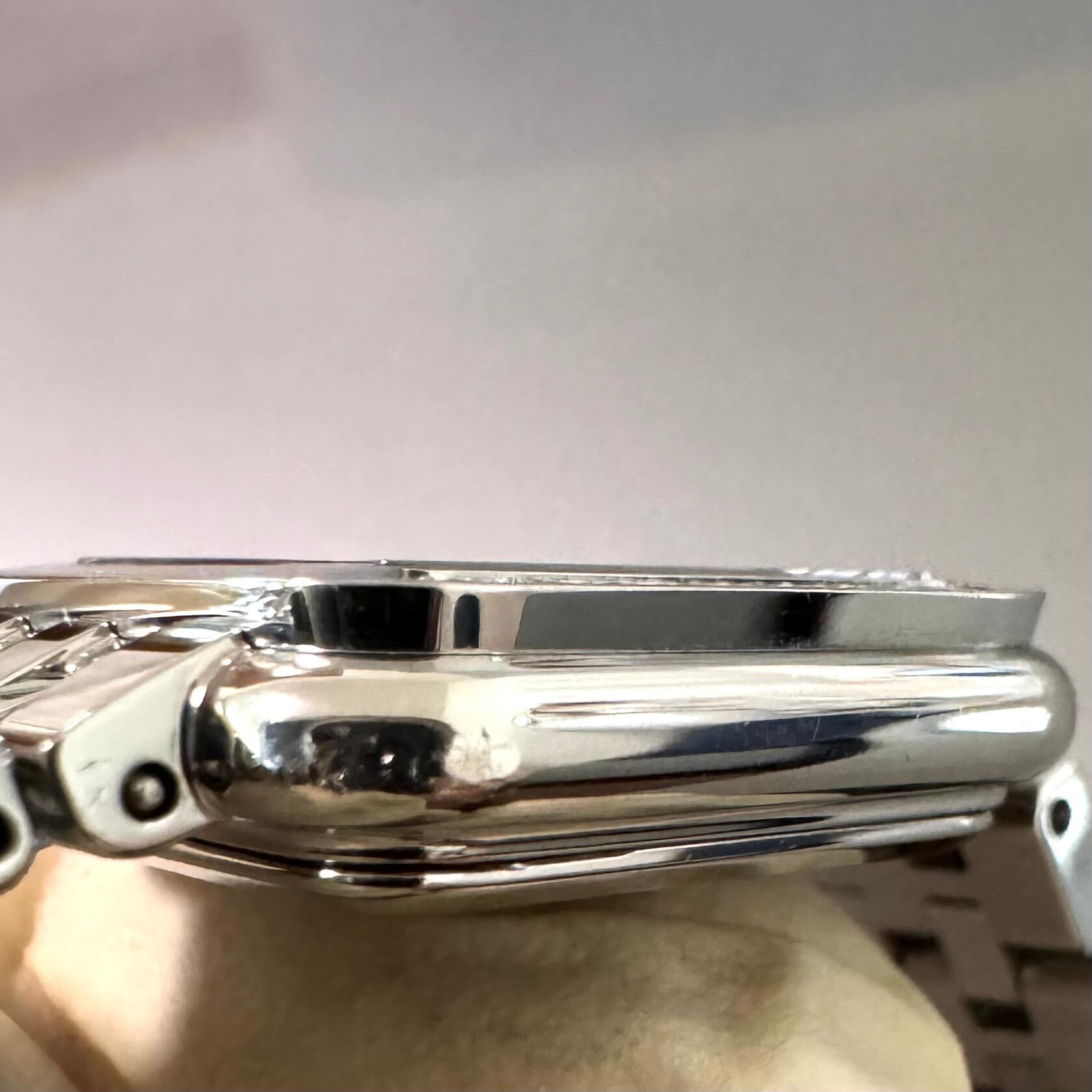 【美品】セイコー　クレドール　シグノ　GSTE875　1E70-0CR0　クォーツ　2針　ピンク　シェル　ダイヤモンド