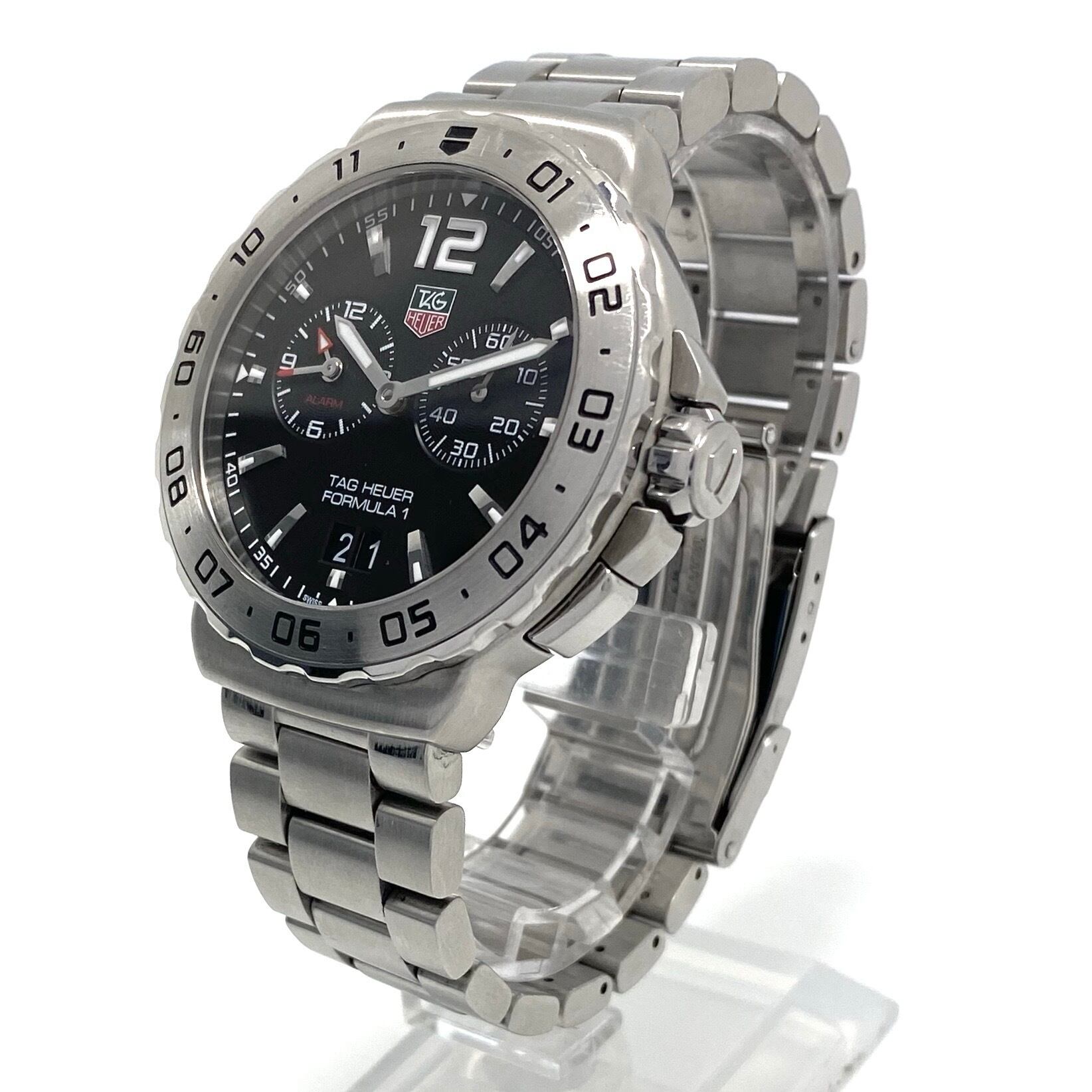 【電池交換済み】腕時計 メンズ タグホイヤー フォーミュラー1 グランドデイトアラーム WAU111A WEZ8205 ク