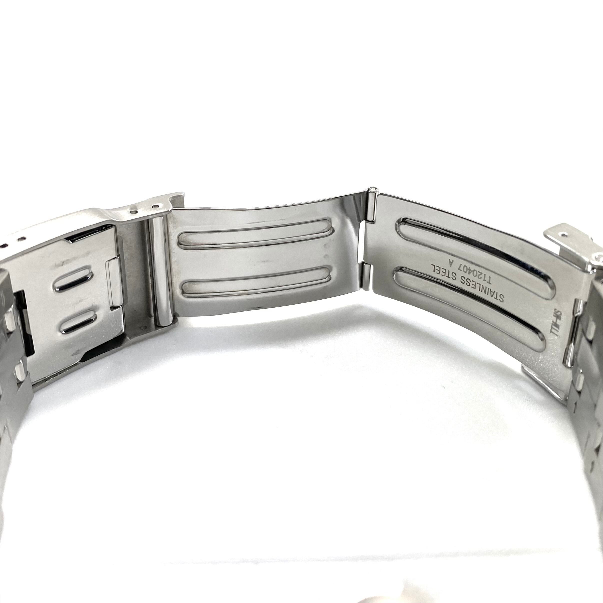 【美品・動作良好】ティソ TISSOT シースター1000 パワーマティック80 T120407A 自動巻 青 デイト表示 裏スケ 30気圧防水 中古 腕時計 メンズ