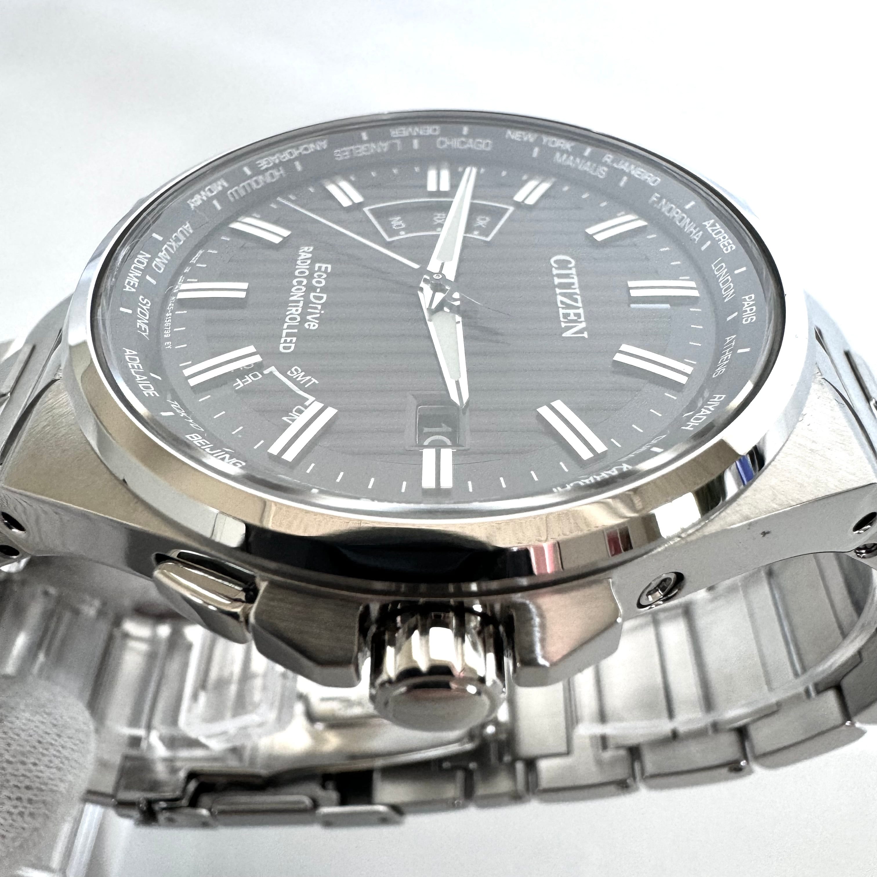 シチズン　シチズンコレクション　CB0161-82E　H145-S116643　電波ソーラー　デイト表示　黒