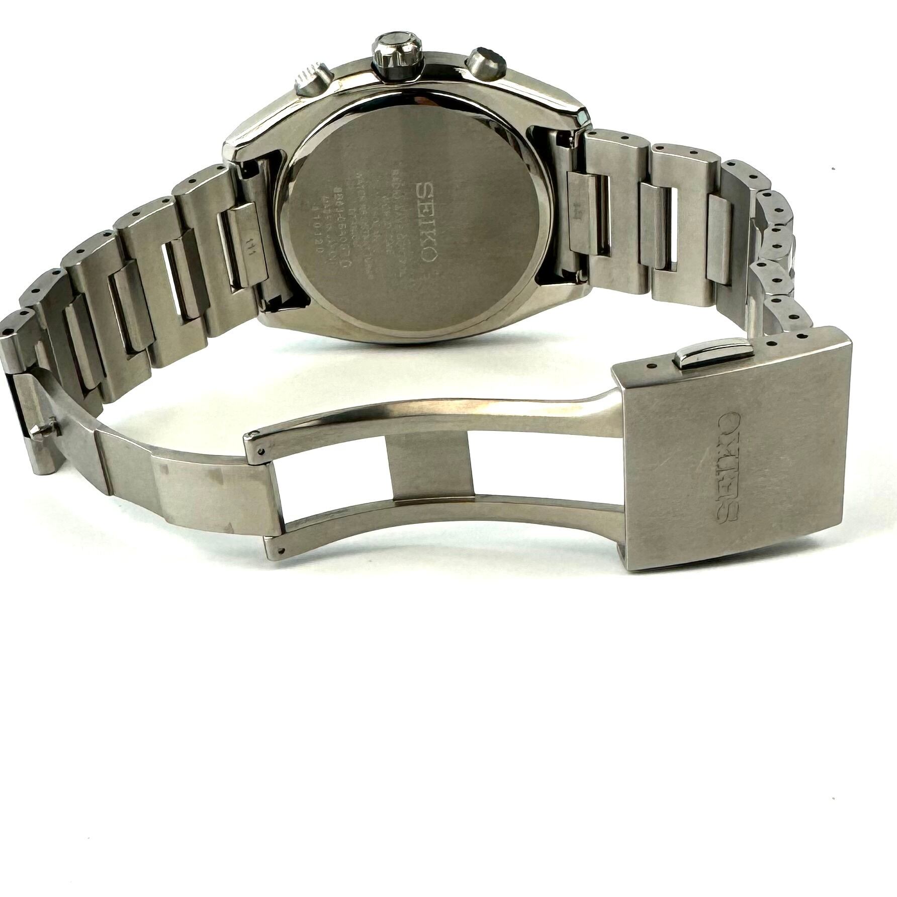 【美品】セイコー　SEIKO　アストロン　ASTRON　SBXY015　8B63-0BA0 　電波ソーラー　チタニウム　黒　デイト表示