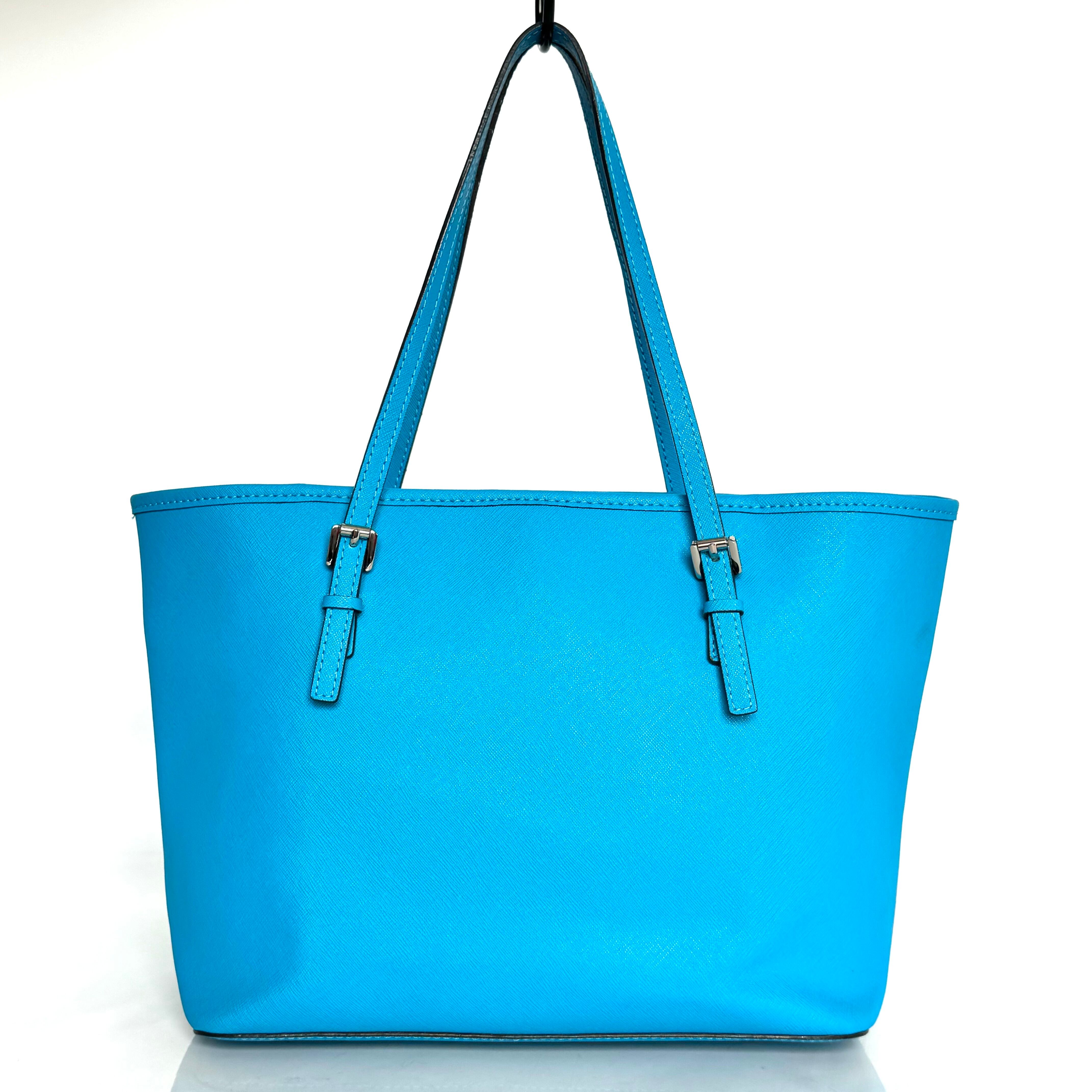 マイケルコース　トートバッグ　ターコイズ